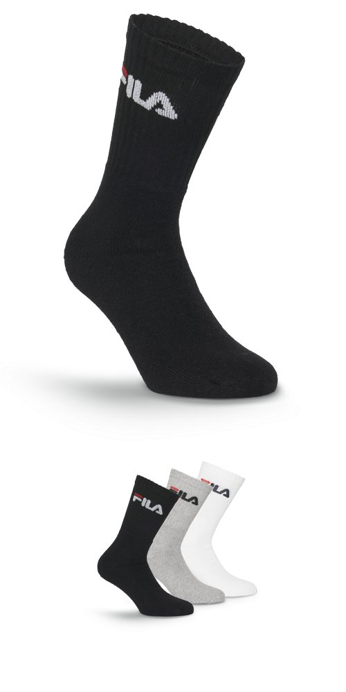 Fila Tennissocken UNISEX CREW TENNIS FULL TERRY SOCKS (3-Paar) mit verstärk günstig online kaufen
