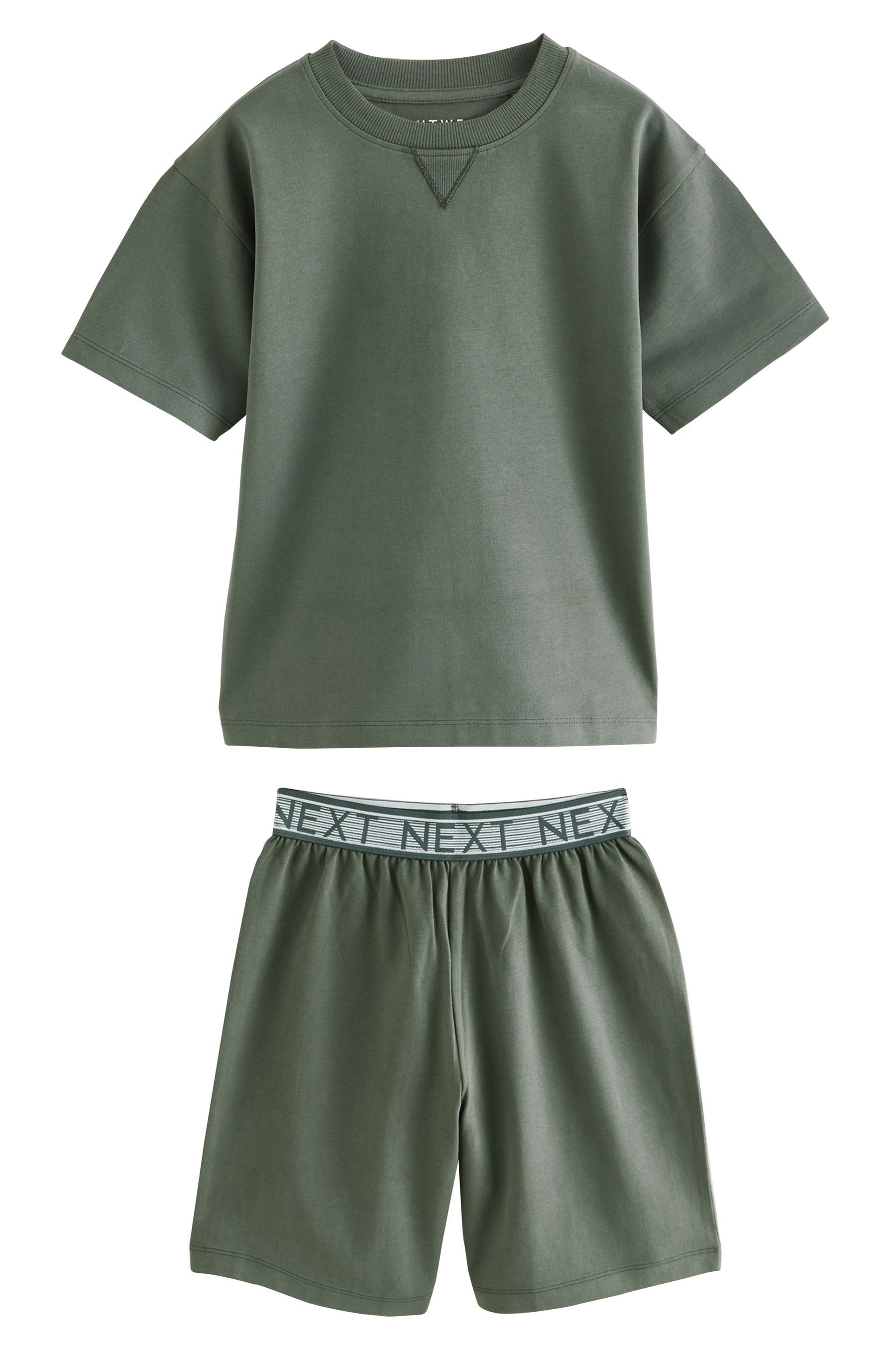 Next Pyjama 2er-Pack kurze Schlafanzüge aus 100 % Baumwolle (4 tlg) – Bild 5 von 5