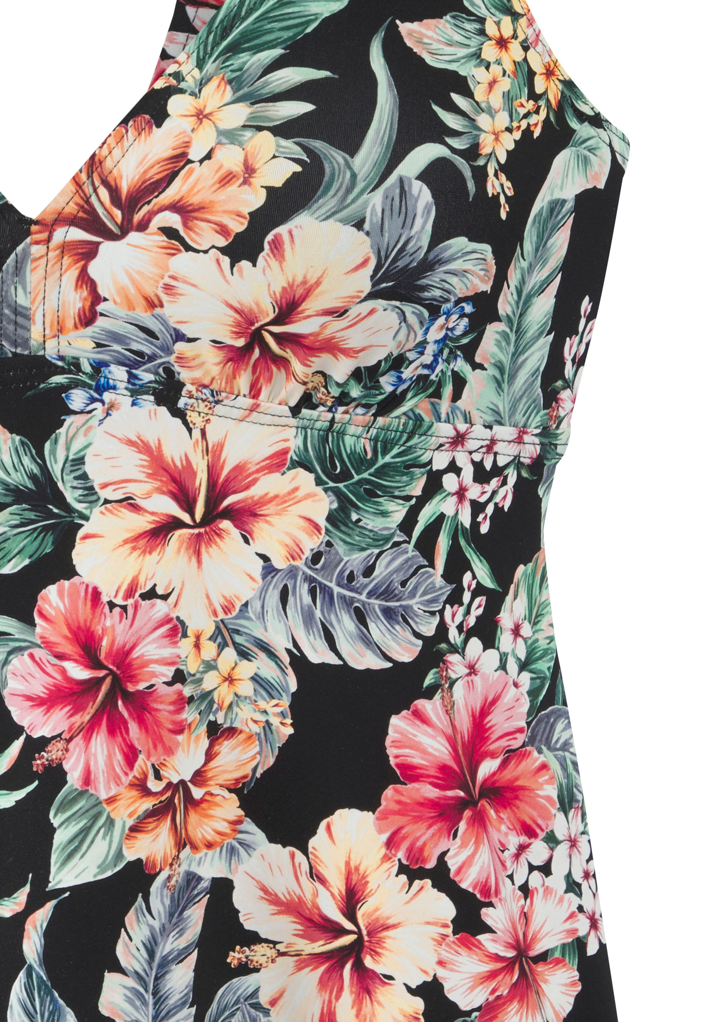 LASCANA Bügel-Tankini-Top Salsa, mit tollem Blumenprint
