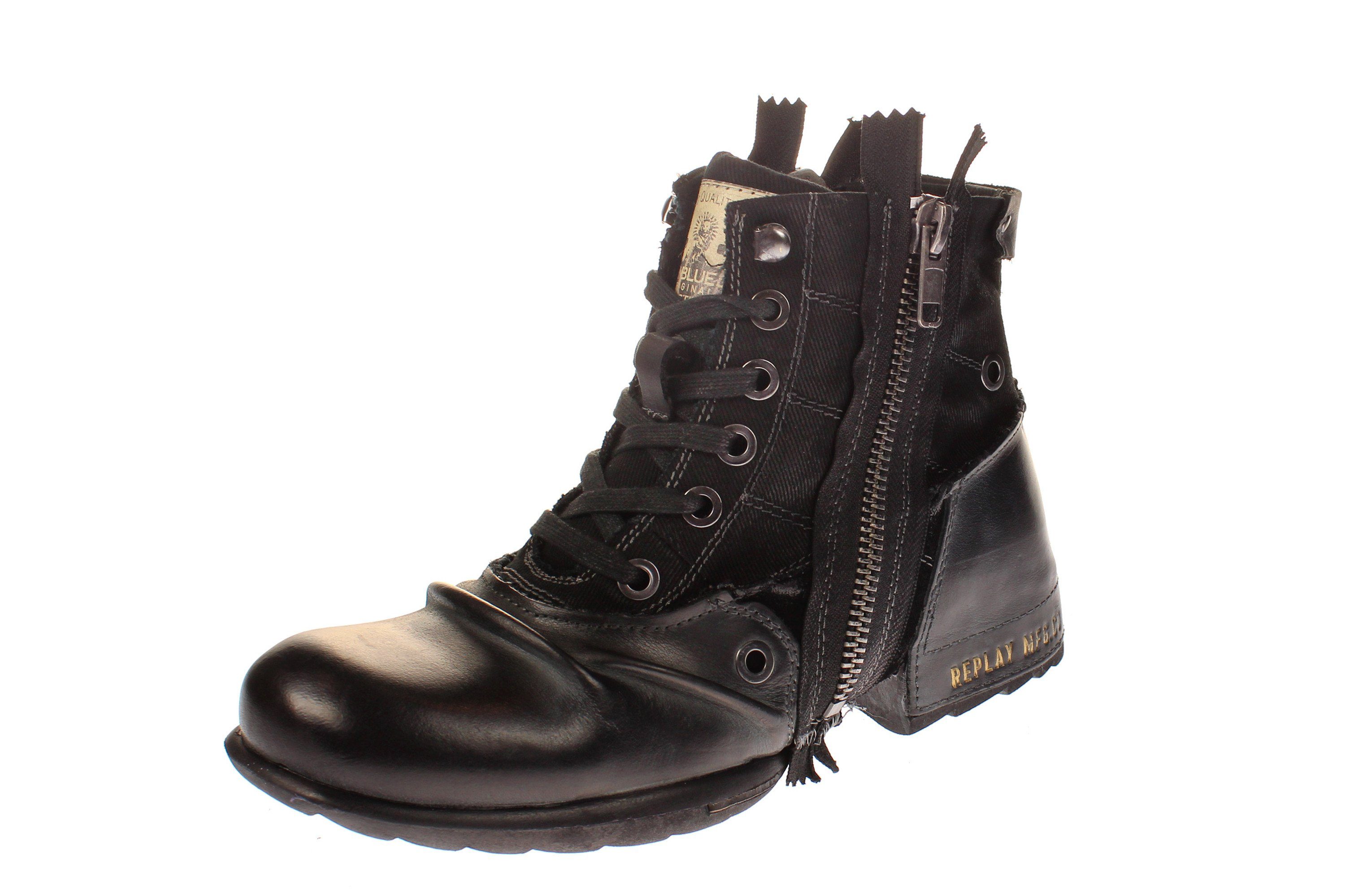Replay Replay RU01-0003L Clutch - Herren Schuhe Boots / Stiefel - 003-black günstig online kaufen