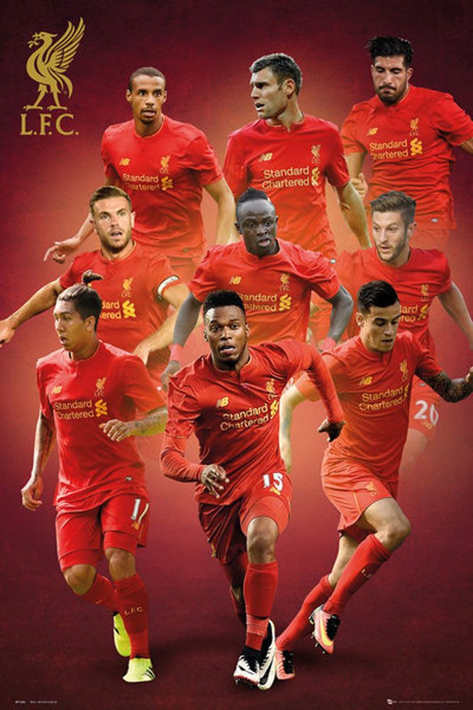 Poster Liverpool FC - Poster - Players 16/17