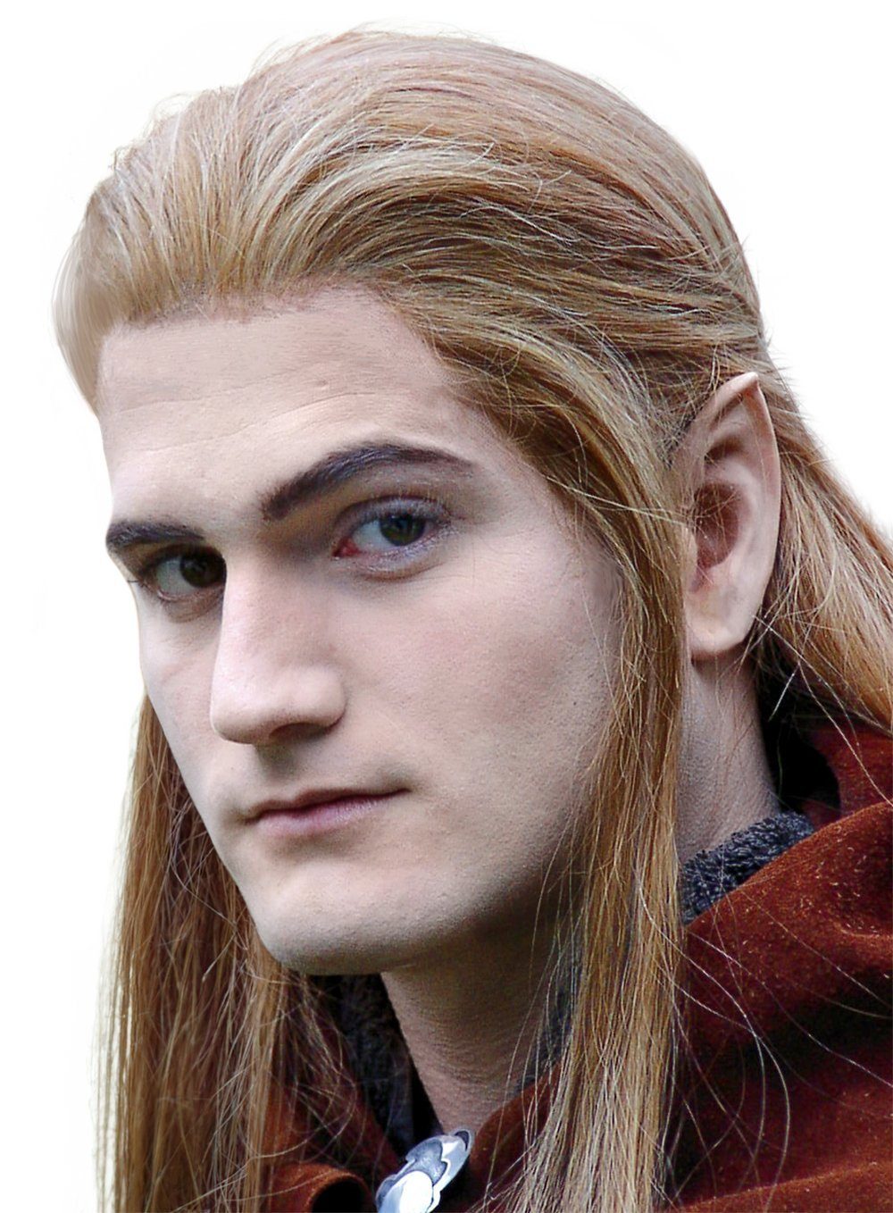 Wizardo Kostüm Elfenohren - aus Latex mit Hautkleber - Halloween, Diese Elfenohren könnten so in 'Der Herr der Ringe' zu sehen sein. Ei