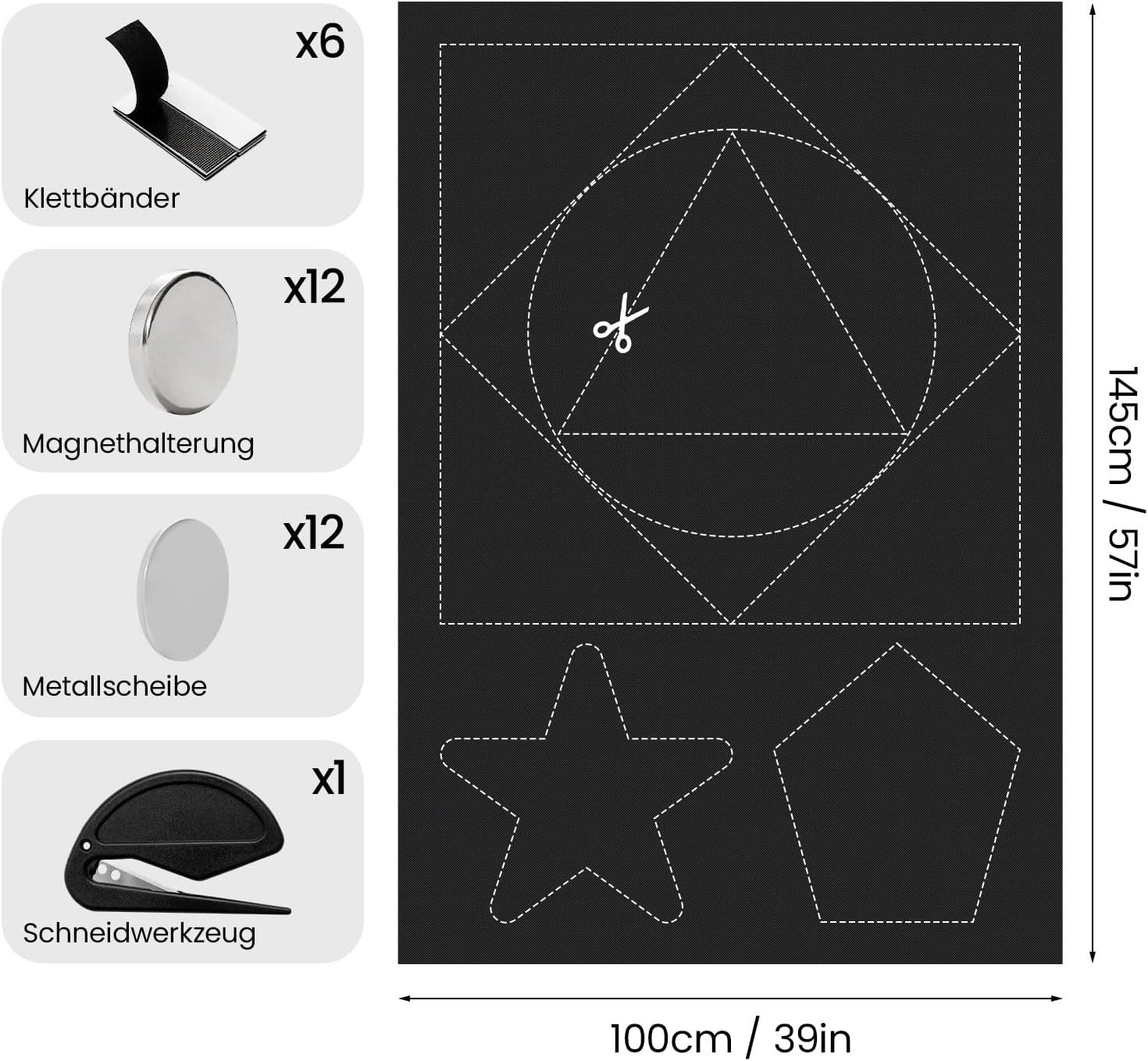 Youyijia Raffvorhang-Technik Magnetische Verdunkelungsvorhänge für Fenster