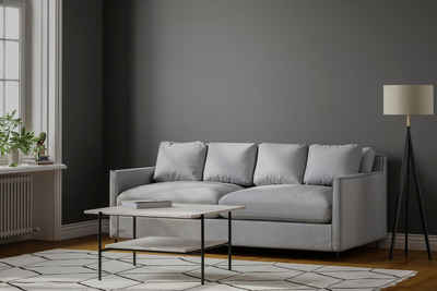 ATLANTIC home collection 3-Sitzer, Sofa, skandinvisch im Design, extra weich, Füllung mit Federn