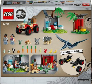 LEGO® Konstruktionsspielsteine Rettungszentrum für Baby-Dinos (76963), LEGO Jurassic World, (139 St), Made in Europe