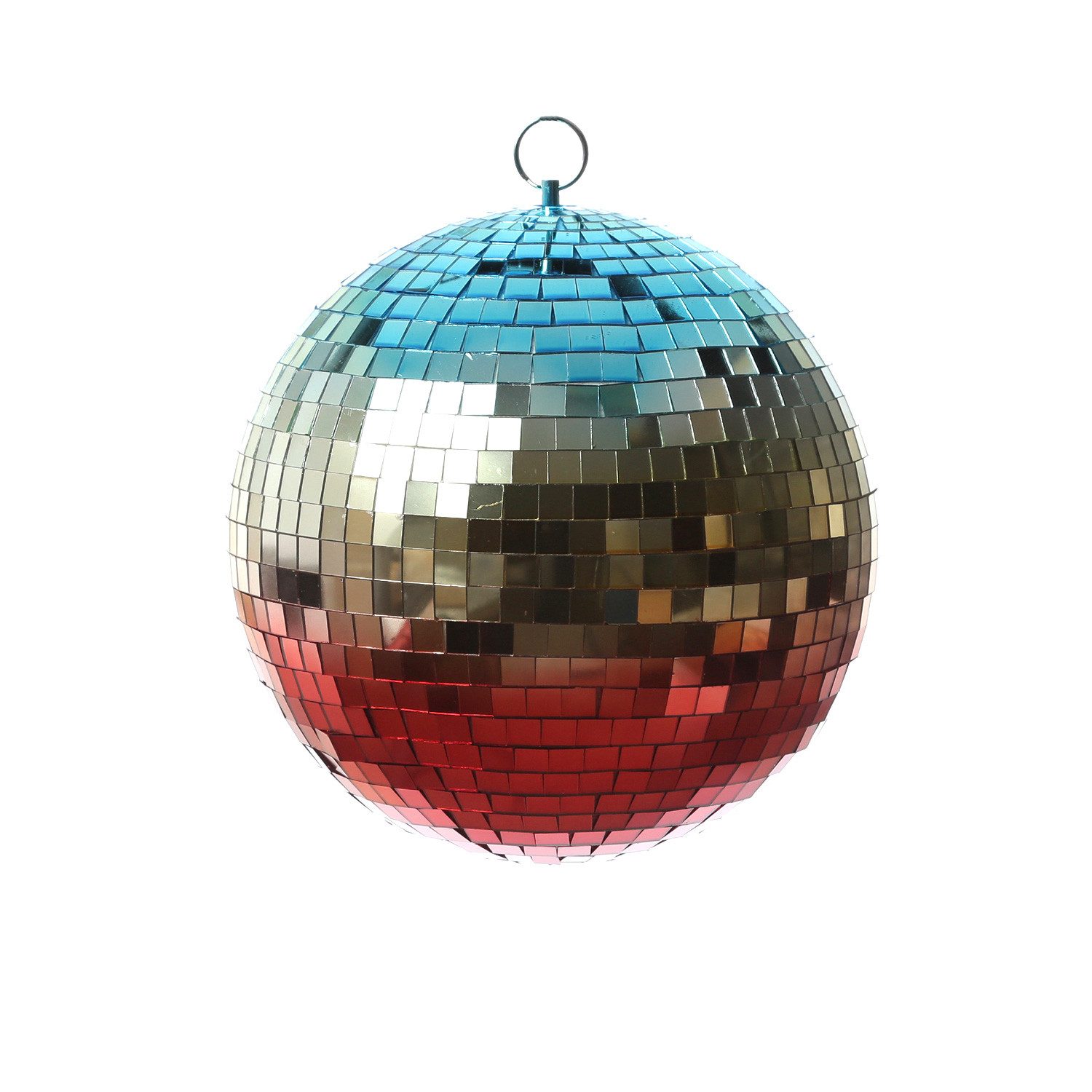 SATISFIRE Discolicht Spiegelkugel 25cm Regenbogen Discokugel Mirrorball Party Disko Deko