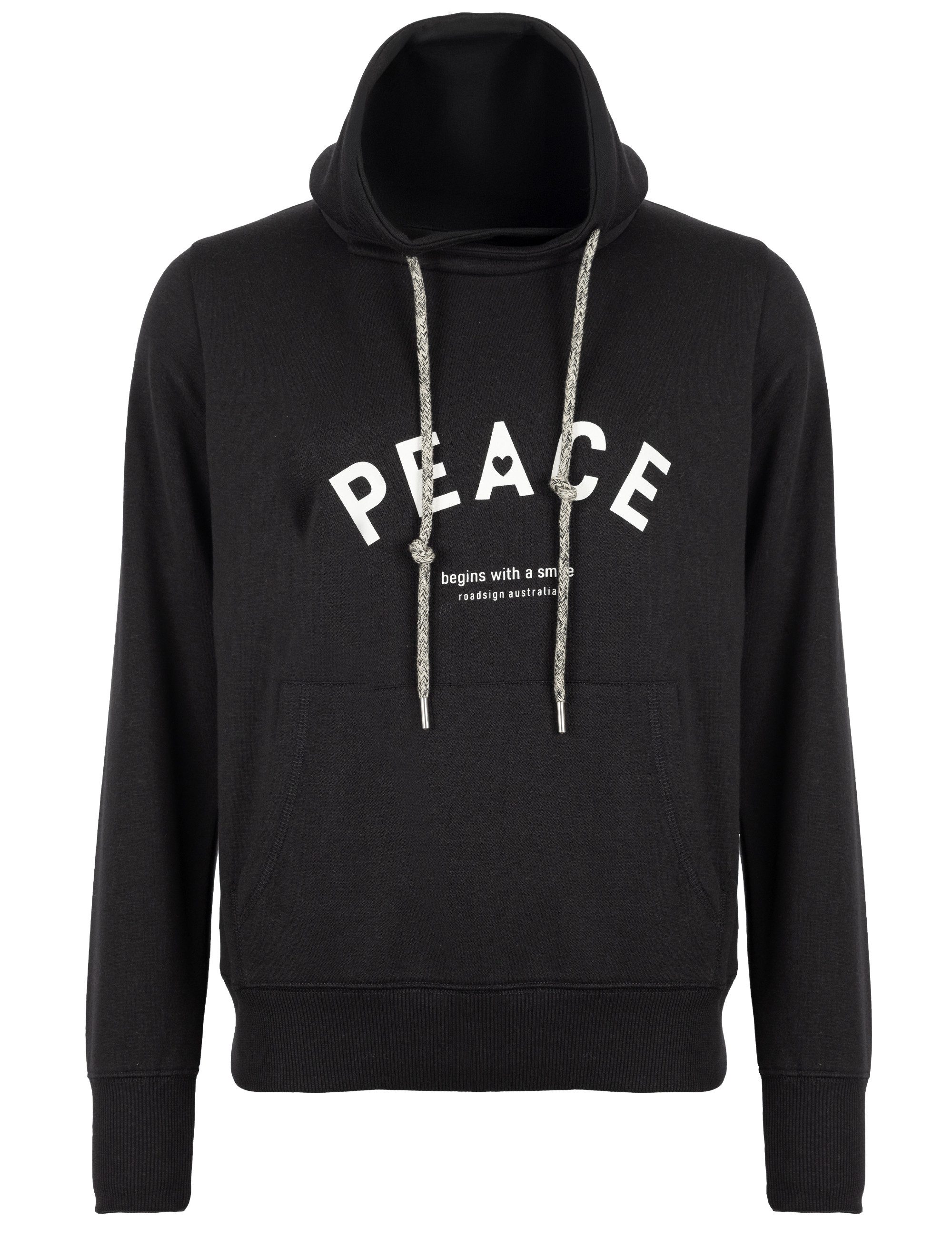 ROADSIGN australia Sweatshirt Harmony (1, 1-tlg., 1) dezenter Look mit Peace-Motiv für entspannte Wohlfühlmomente