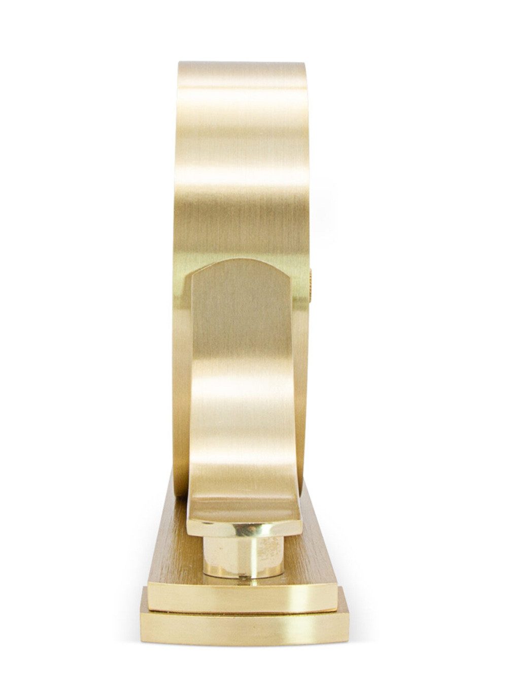 Acctim Tischuhr Metall -WARDLEY- massiv Metall goldfarben 32x14x5cm Mit Weckfunktion