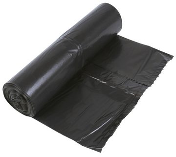 Sarcia.eu Müllbeutel Schwarze LDPE-Müllsäcke, strapazierfähig 60l 50 Säcke