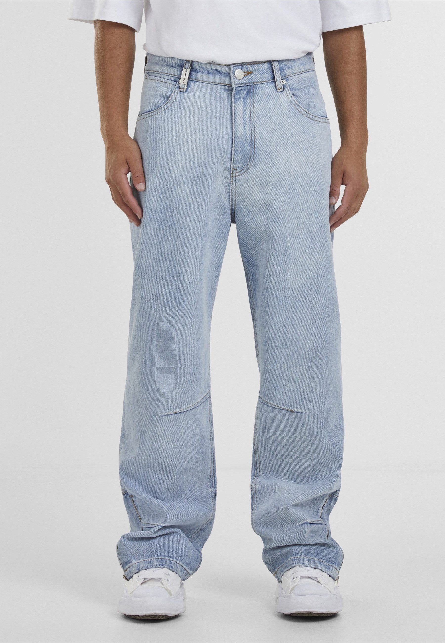 2Y Studios Bequeme Jeans 2Y Studios Neal Zipper Baggy Jeans