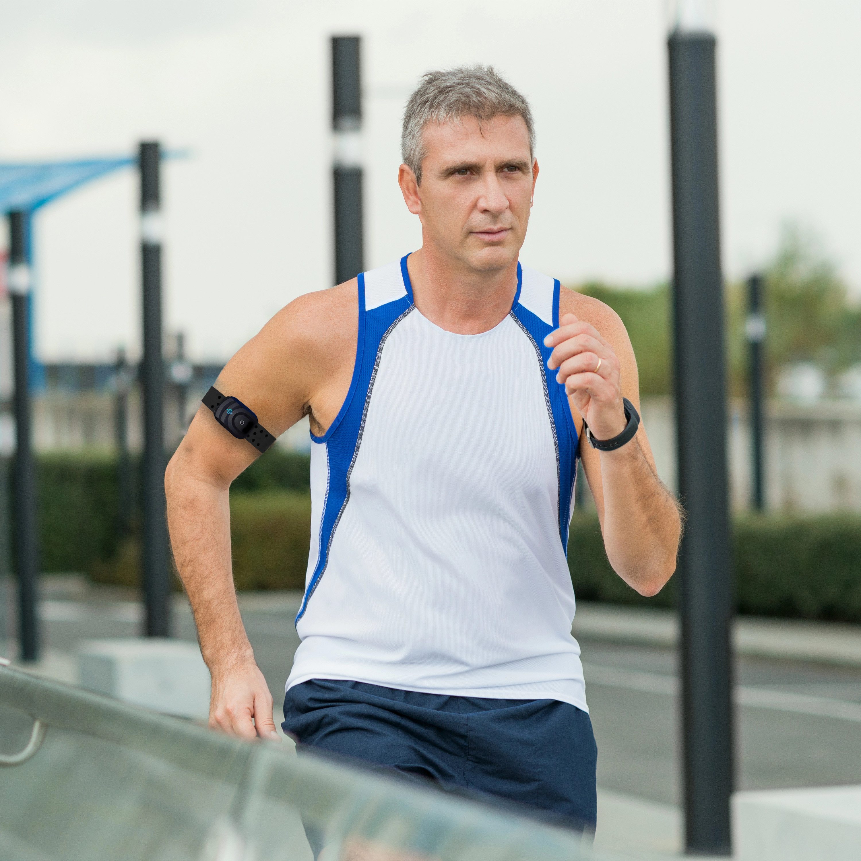 AsVIVA Pulsuhr AWS01 (AWS01 Pulsmesser, Ladekabel, Bedienungsanleitung), Wasserdicht, Bluetooth, 20h Akkulaufzeit, präziser Sensor