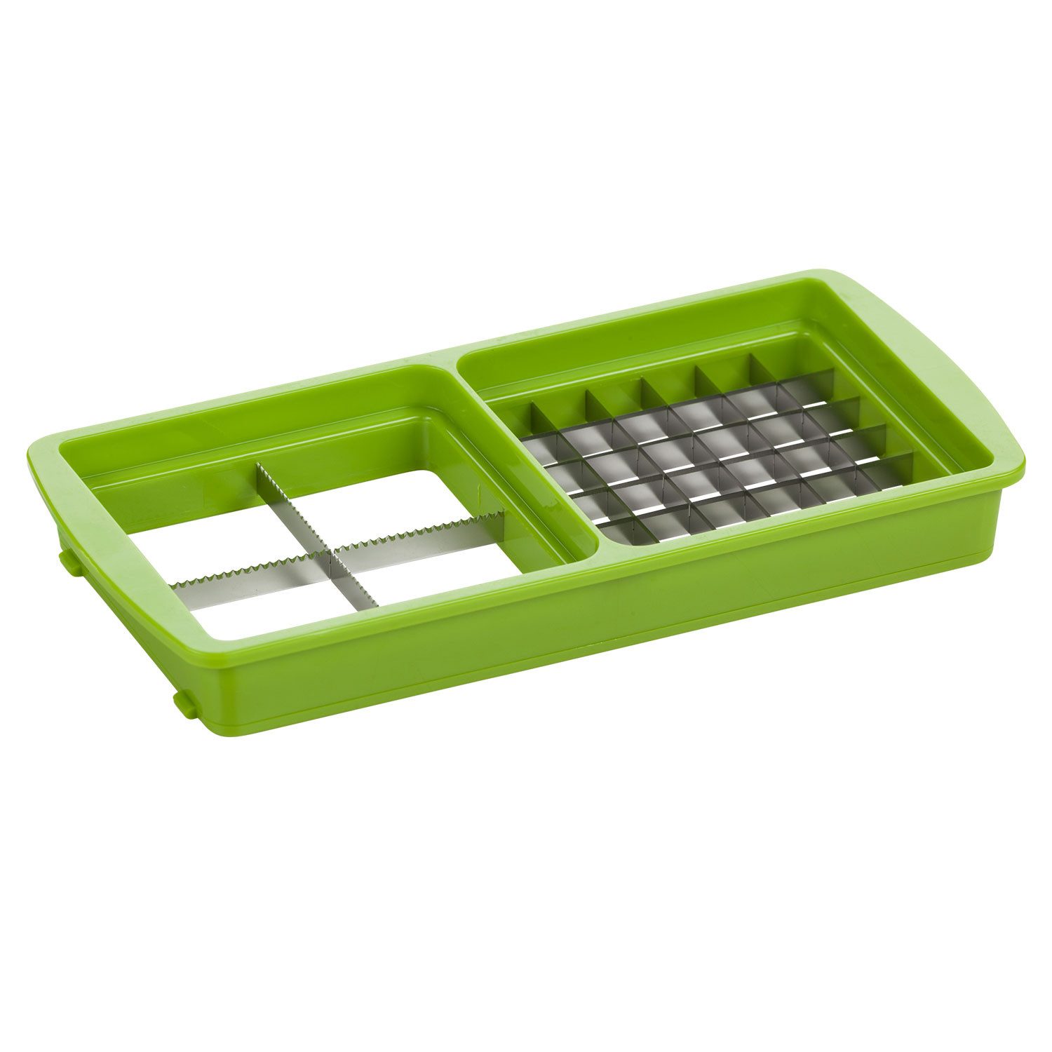 Genius Gemüsemesser Genius Nicer Dicer Smart Gemüseschneider Messereinsatz, Kiwigrün, Scharfe Klingen