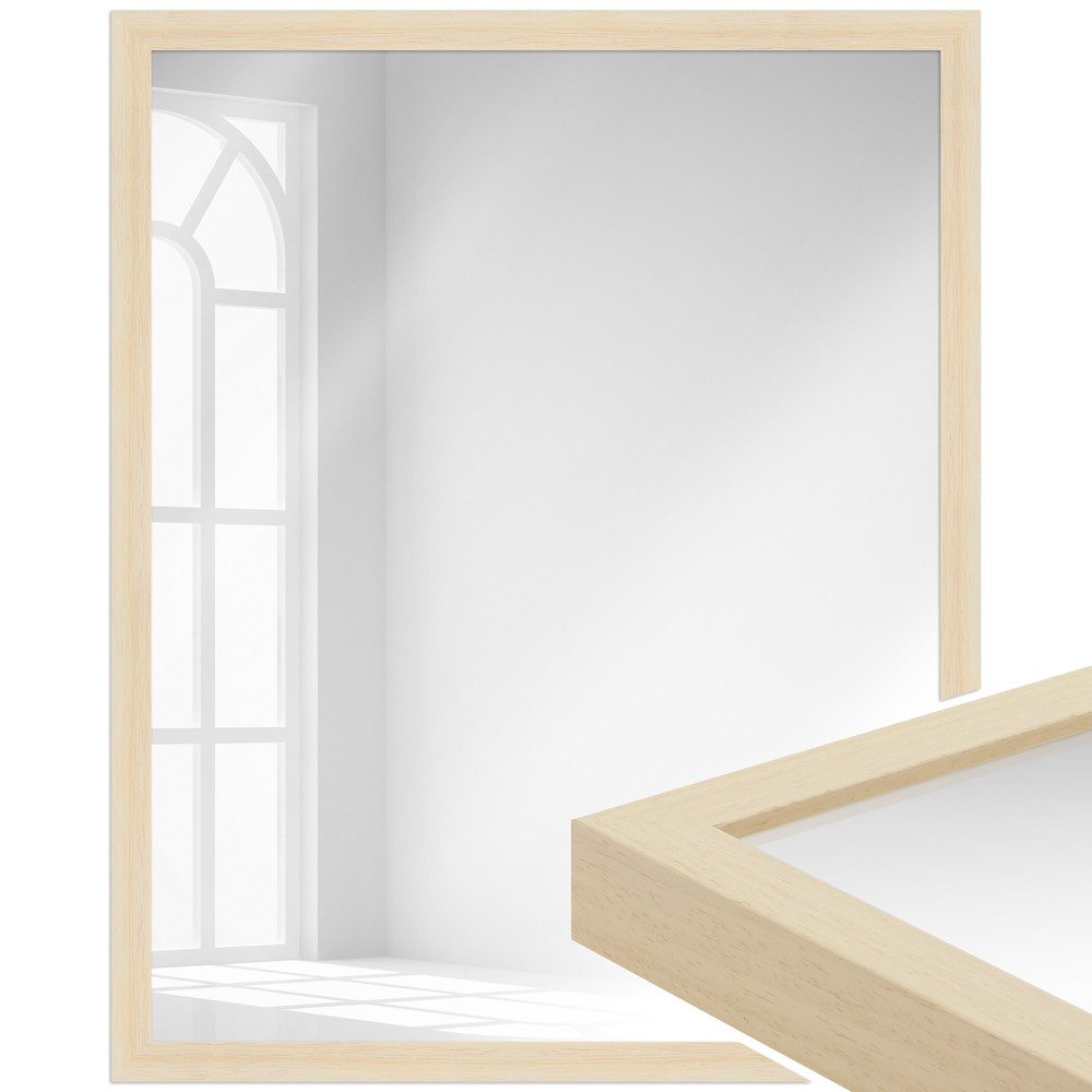 WANDStyle Wandspiegel H960, Natur-Optik, aus Massivholz günstig online kaufen
