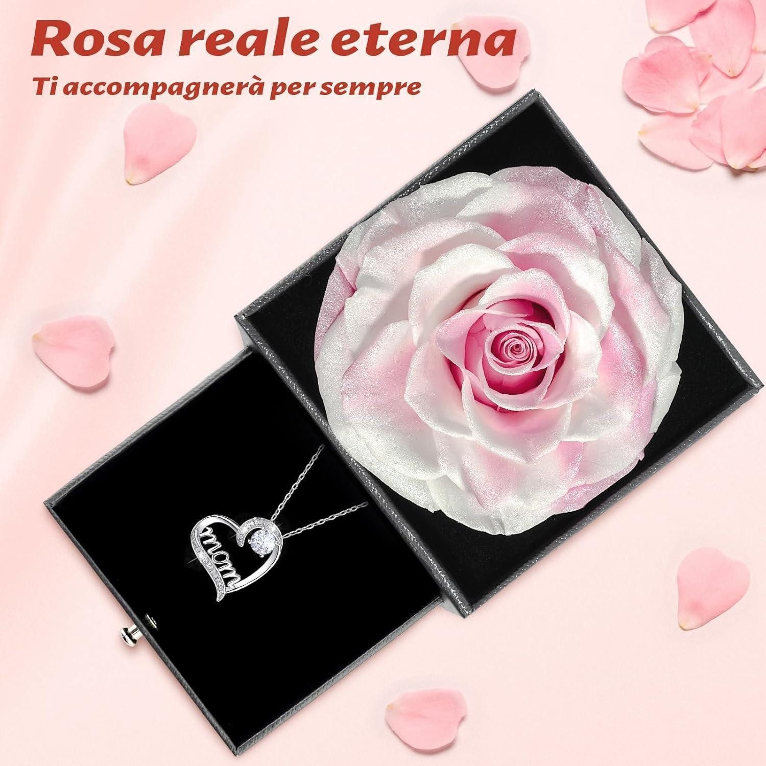 LuxusKollektion Schmuckset mit Gravur Ewige Rose Geschenkbox für Mama mit M günstig online kaufen