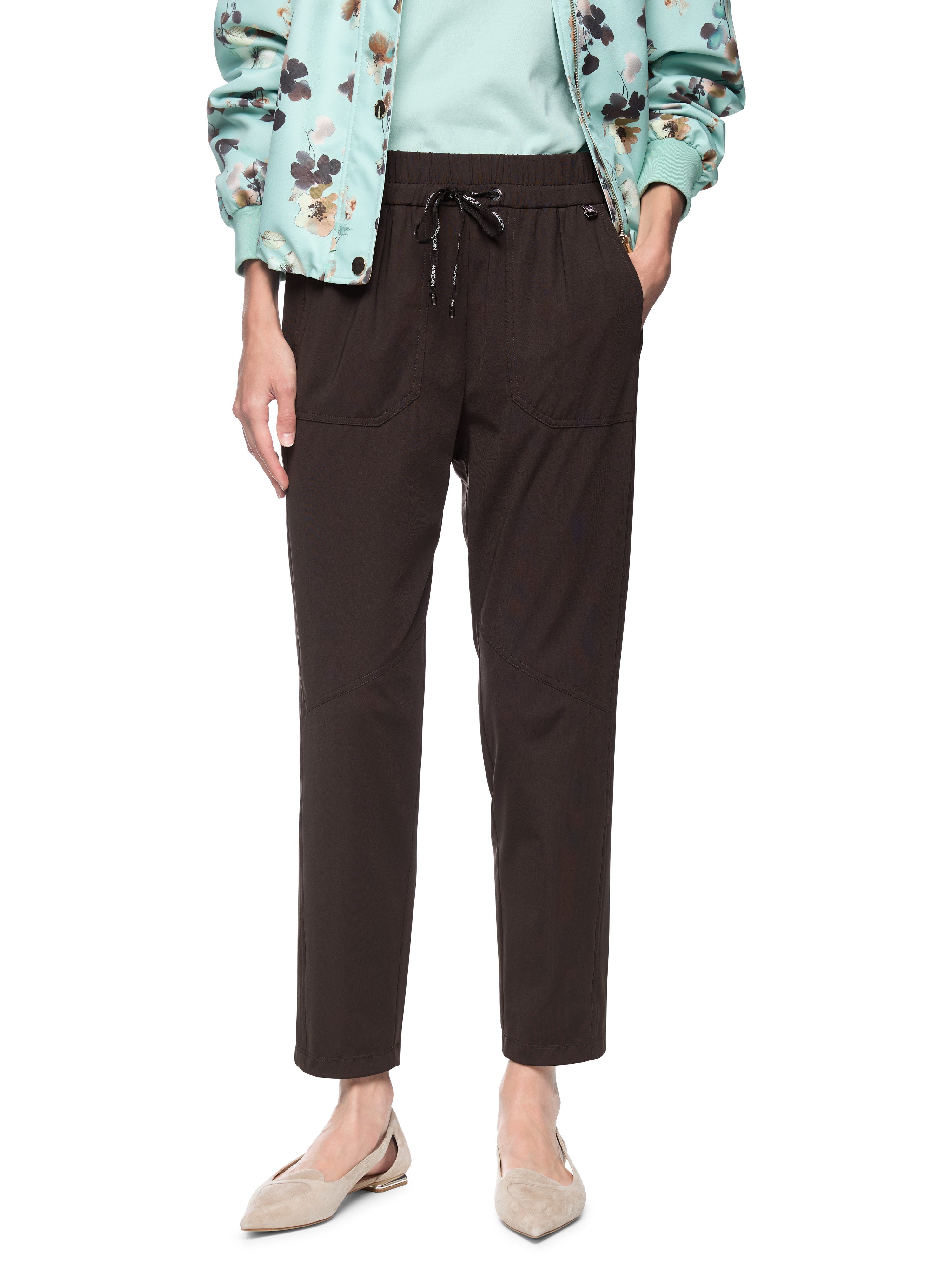 Marc Cain Schlupfhose Muted Motion Premium Damenmode Model: RHODOS im Relaxed Fit