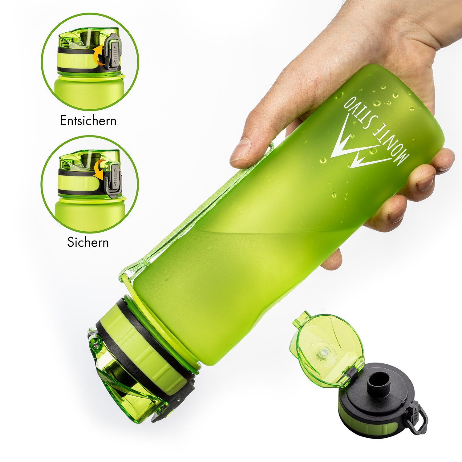 Monte Stivo Trinkflasche Lyseren