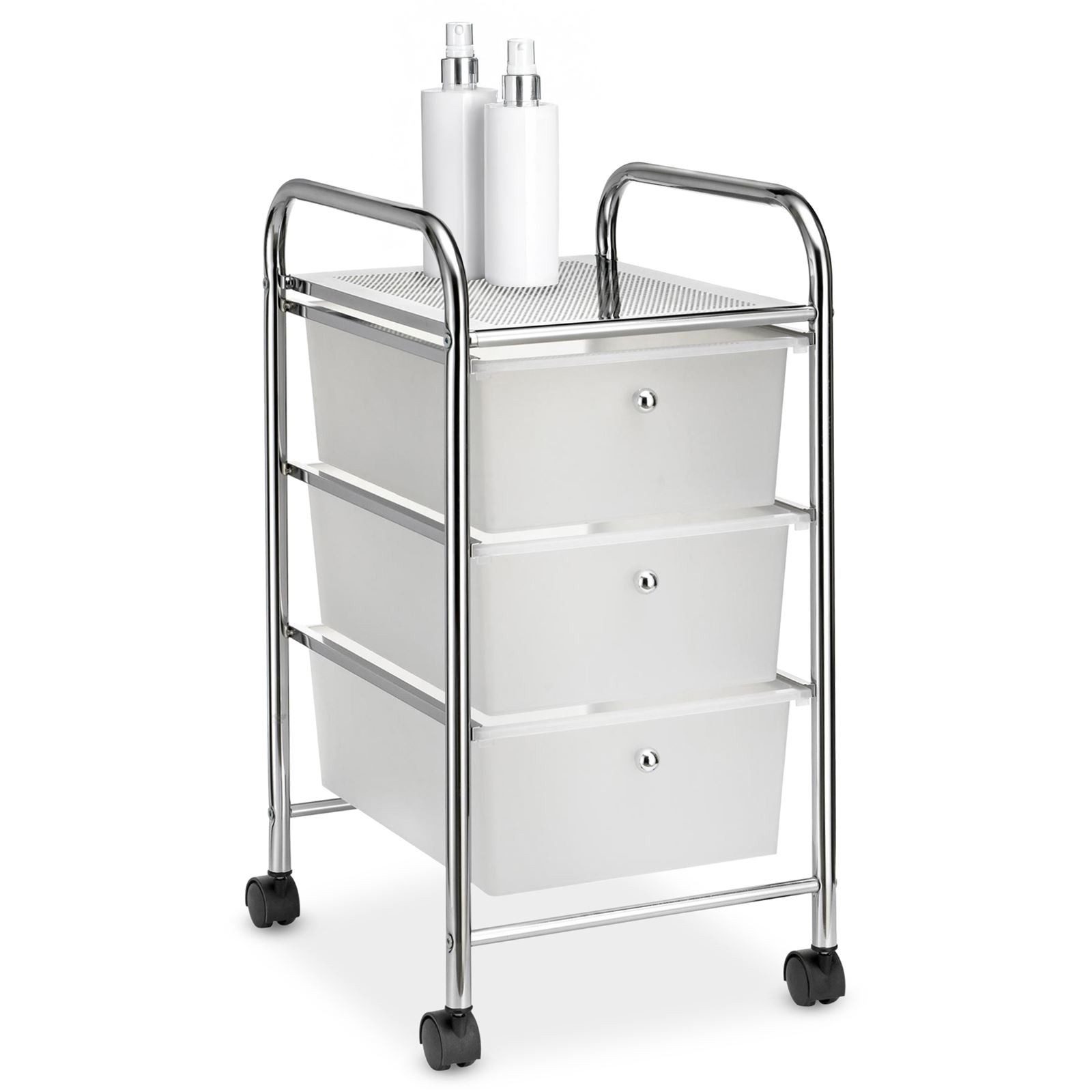 IDIMEX Beistellwagen GINA, Badrollwagen 3 Schubladen und Ablage Kosmetik Au günstig online kaufen