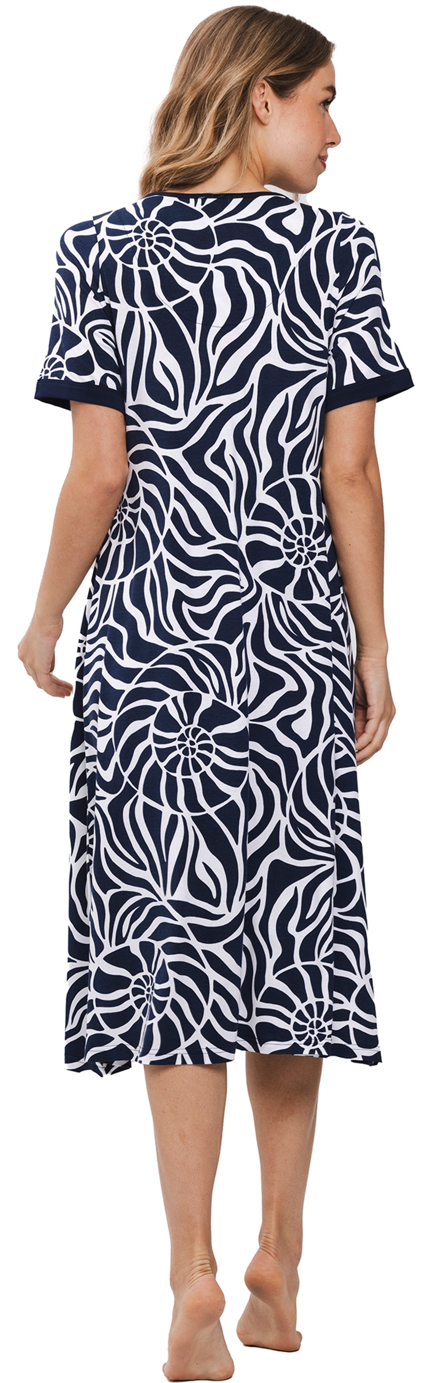 Pastunette Sommerkleid Modischer Damen Sommer Kleid mit kurzem Arm (1-tlg) günstig online kaufen