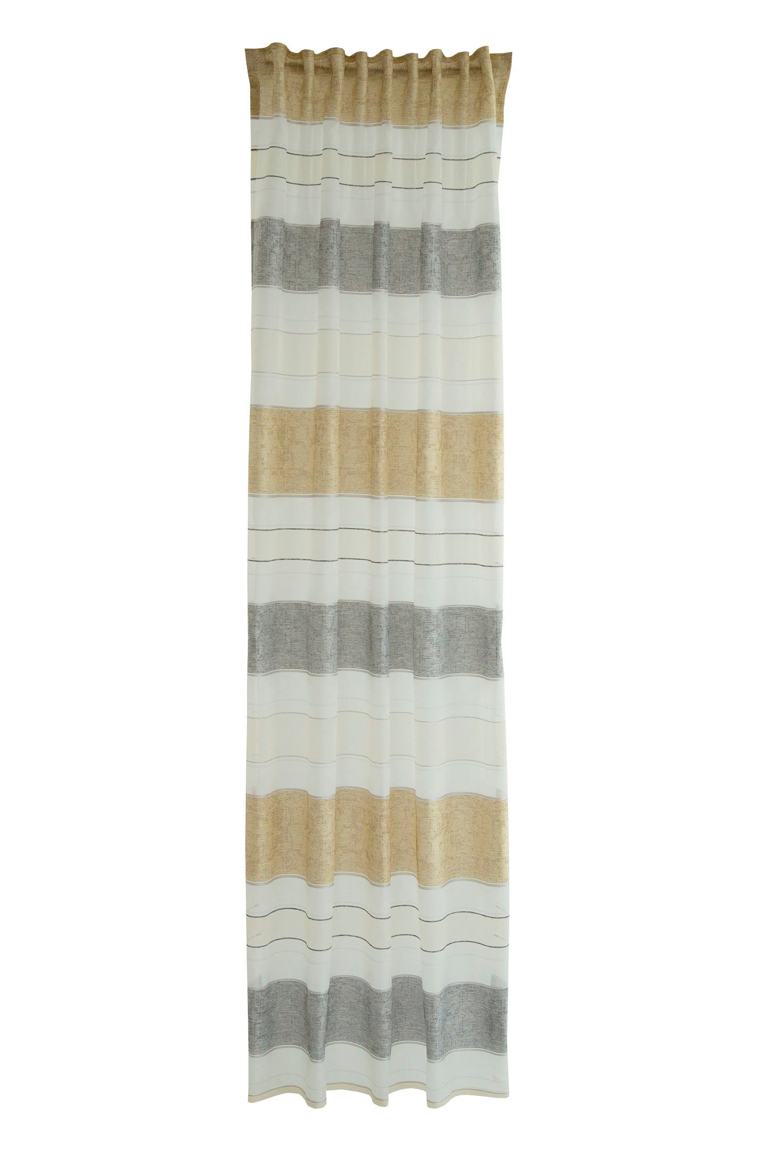 HOMING Vorhang Nolar (1 St), verdeckte Schlaufen, transparent, Fertigschlal Nolar