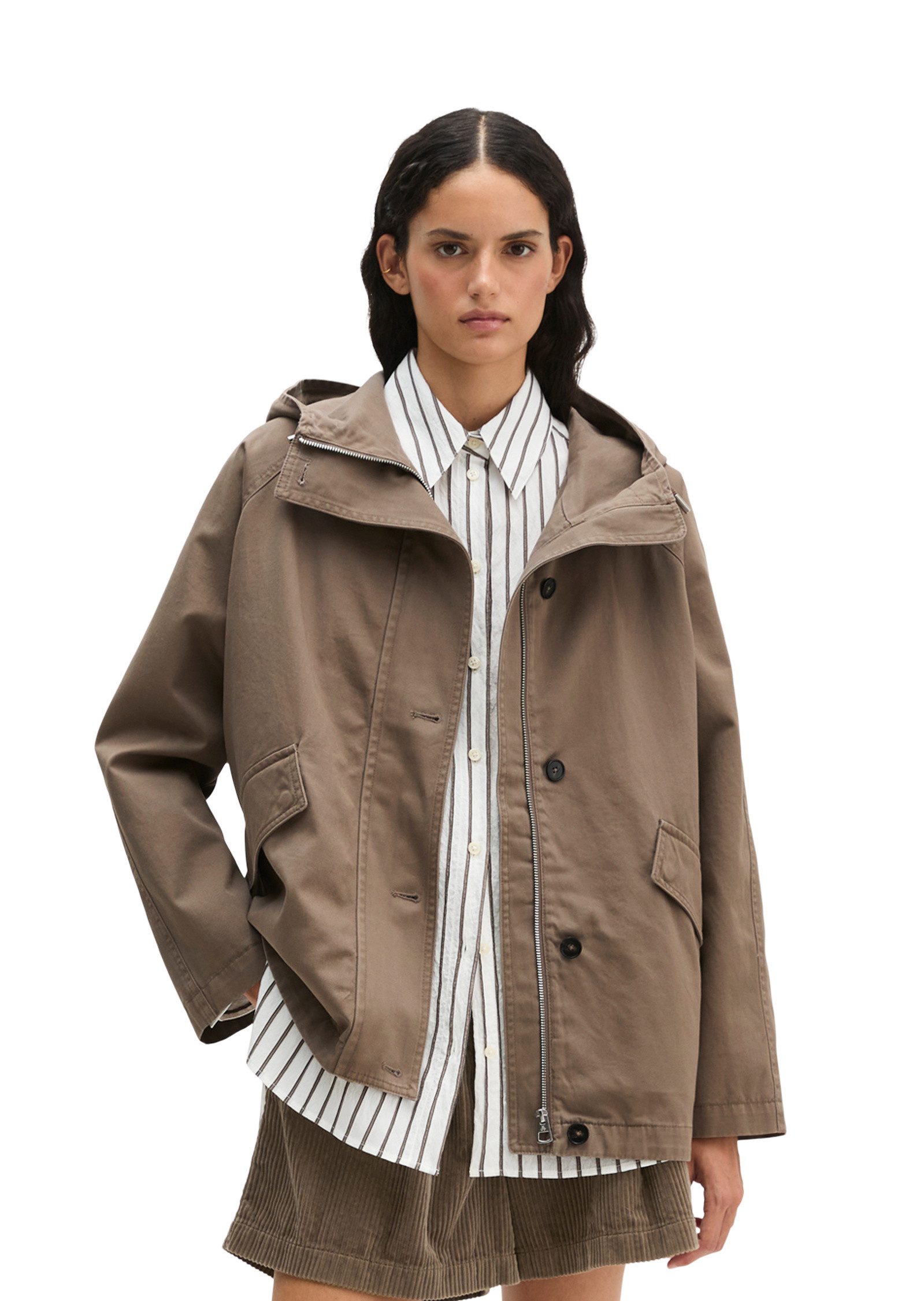Marc O'Polo Outdoorjacke aus Organic Cotton-Twill