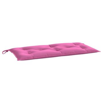 vidaXL Sitzauflage Gartenbank-Auflagen 2 Stk. Rosa 100x50x7 cm Stoff, (2 St)