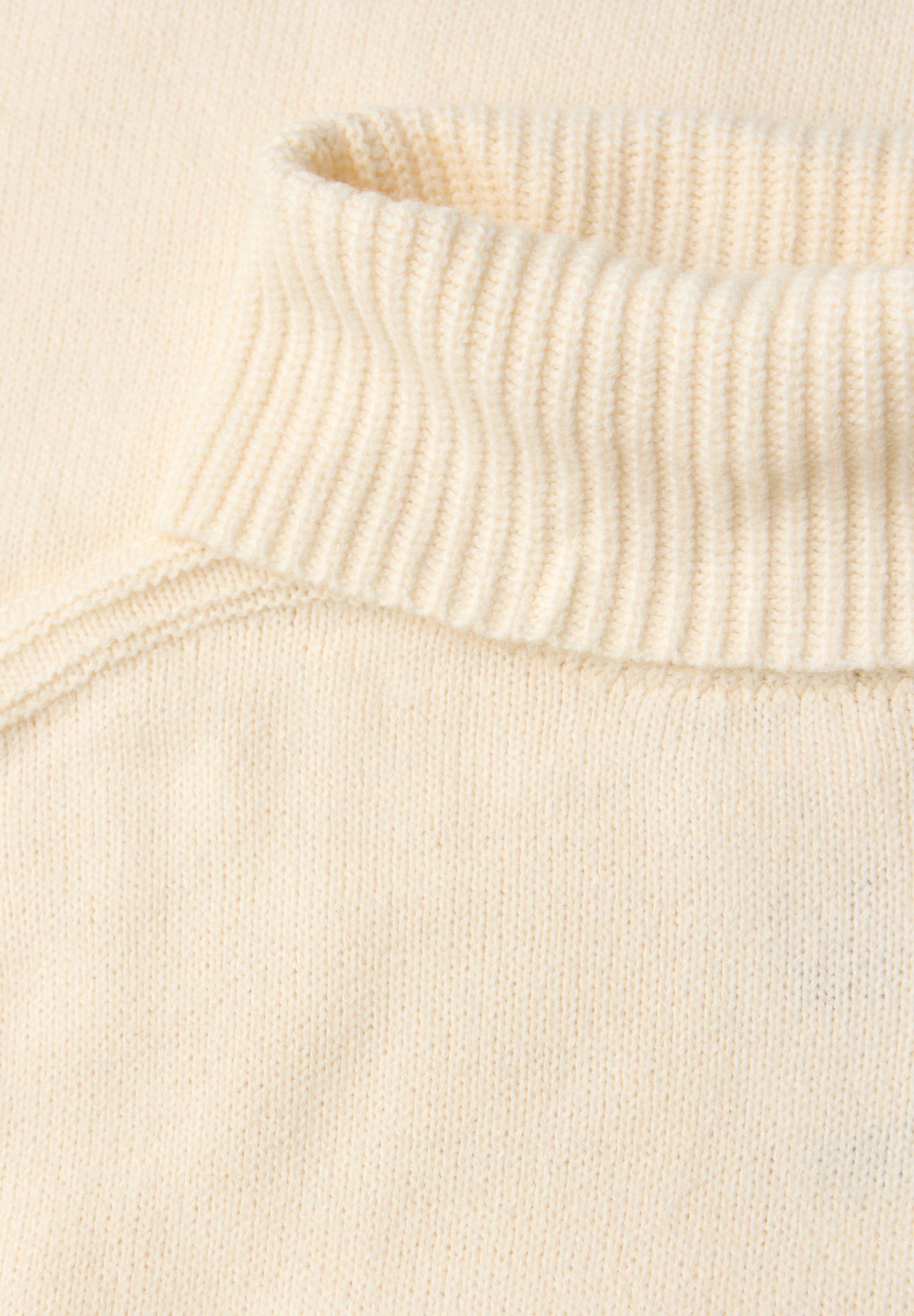 STREET ONE Rollkragenpullover mit feinem Strickmuster
