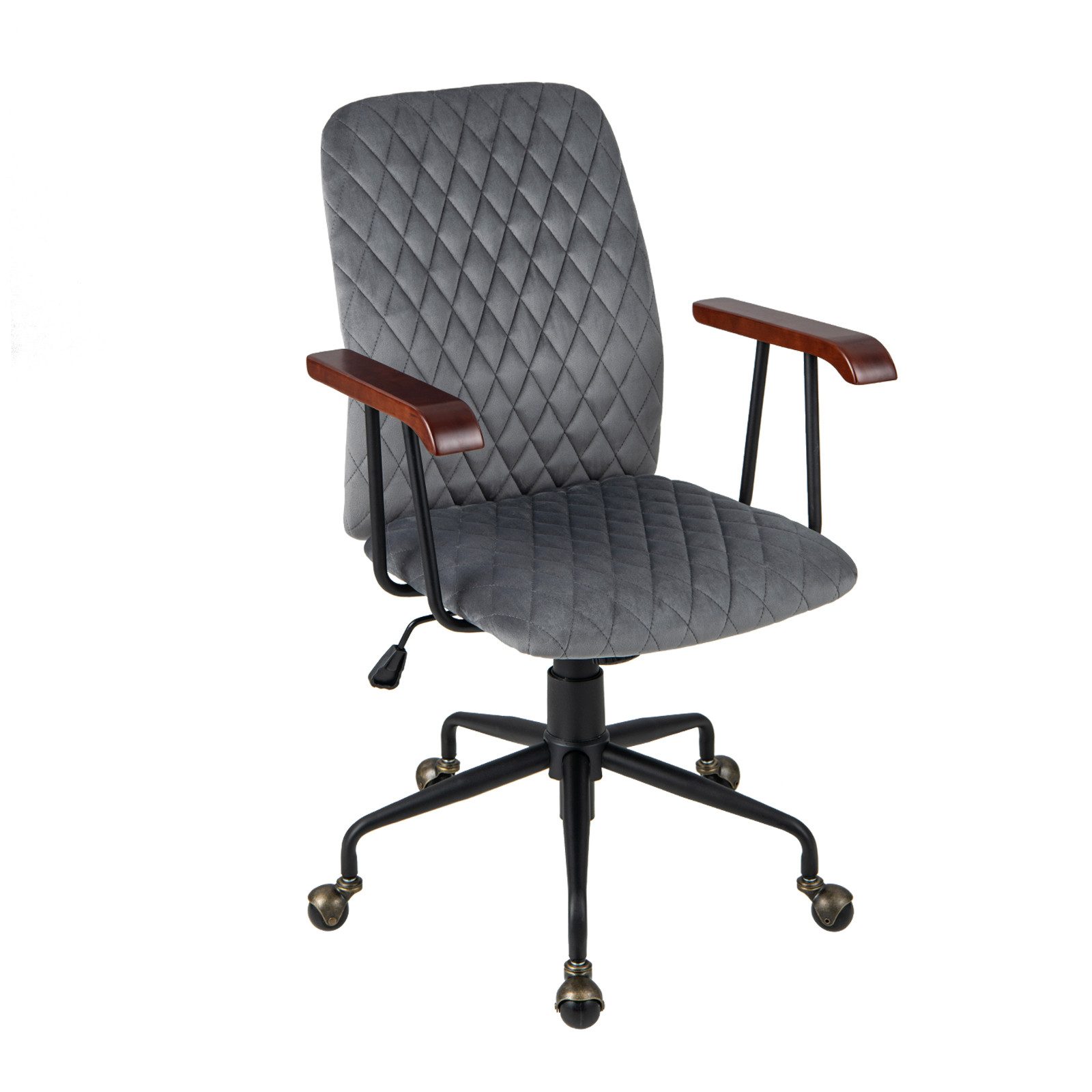 COSTWAY Drehstuhl, Bürostuhl bis 150 kg, 89,5 bis 97,5cm höheverstellbar