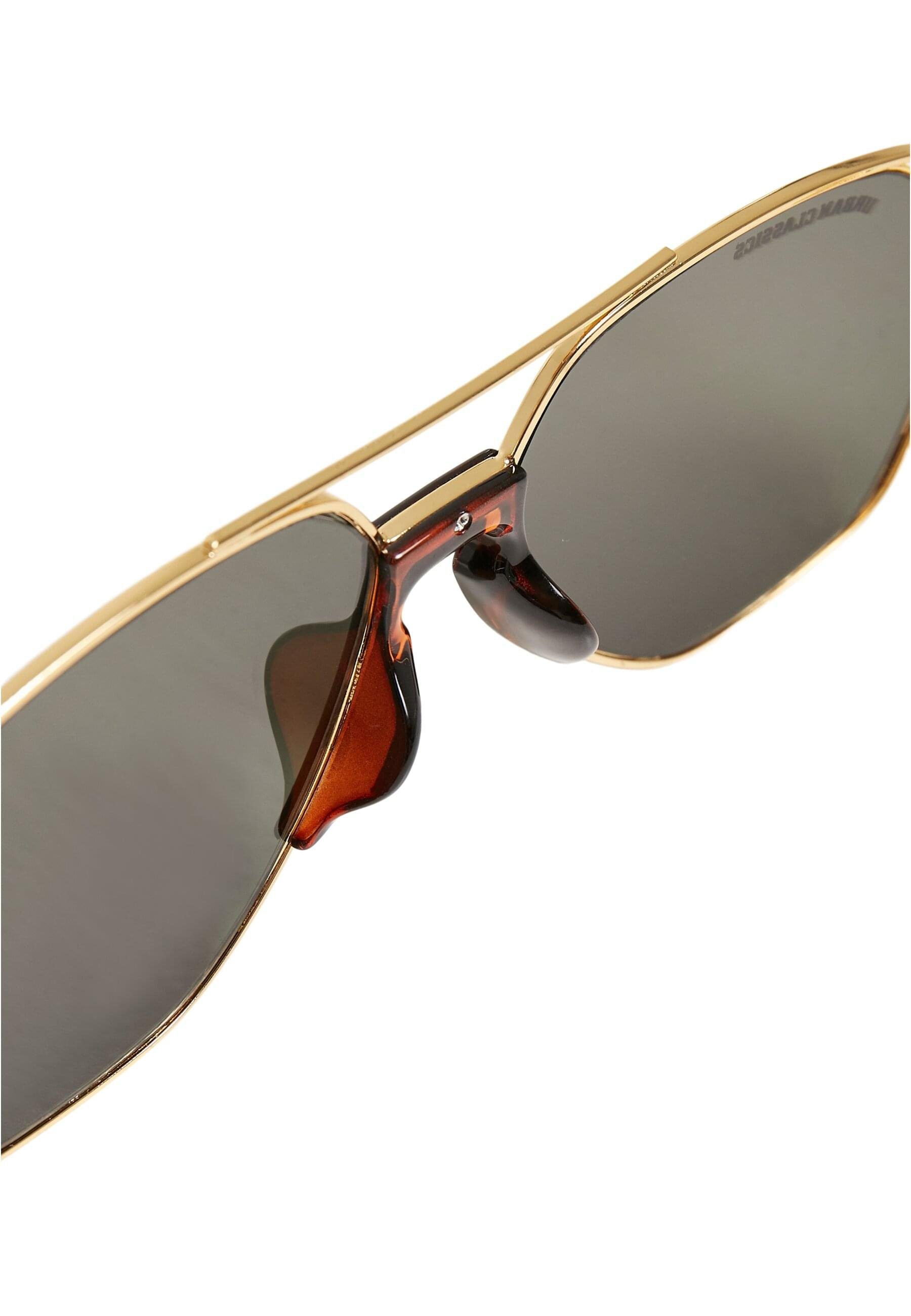 URBAN CLASSICS Sonnenbrille Unisex Karphatos gold with Chain Sunglasses