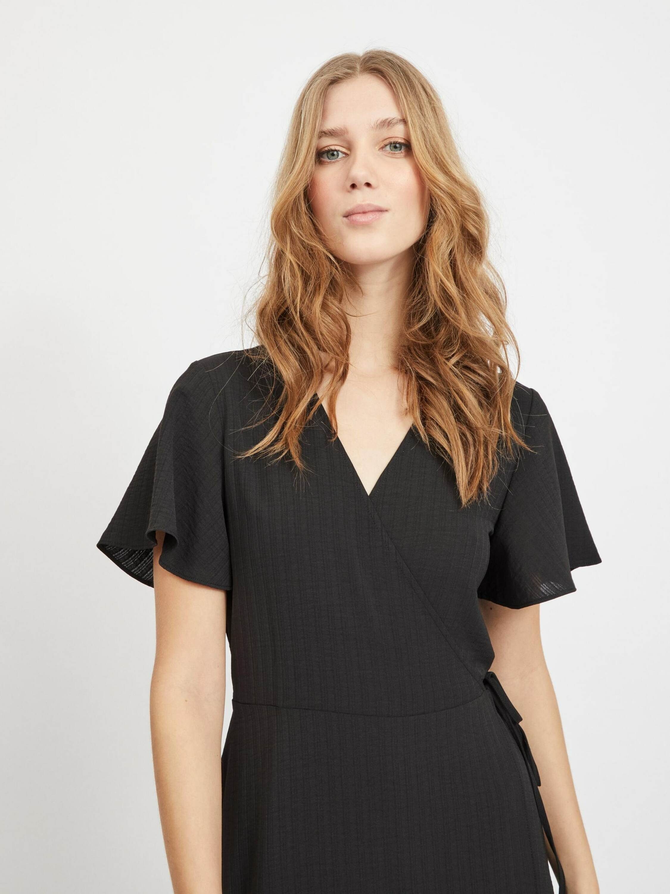 Vila Midikleid Lovie (1-tlg) Wickel-Design