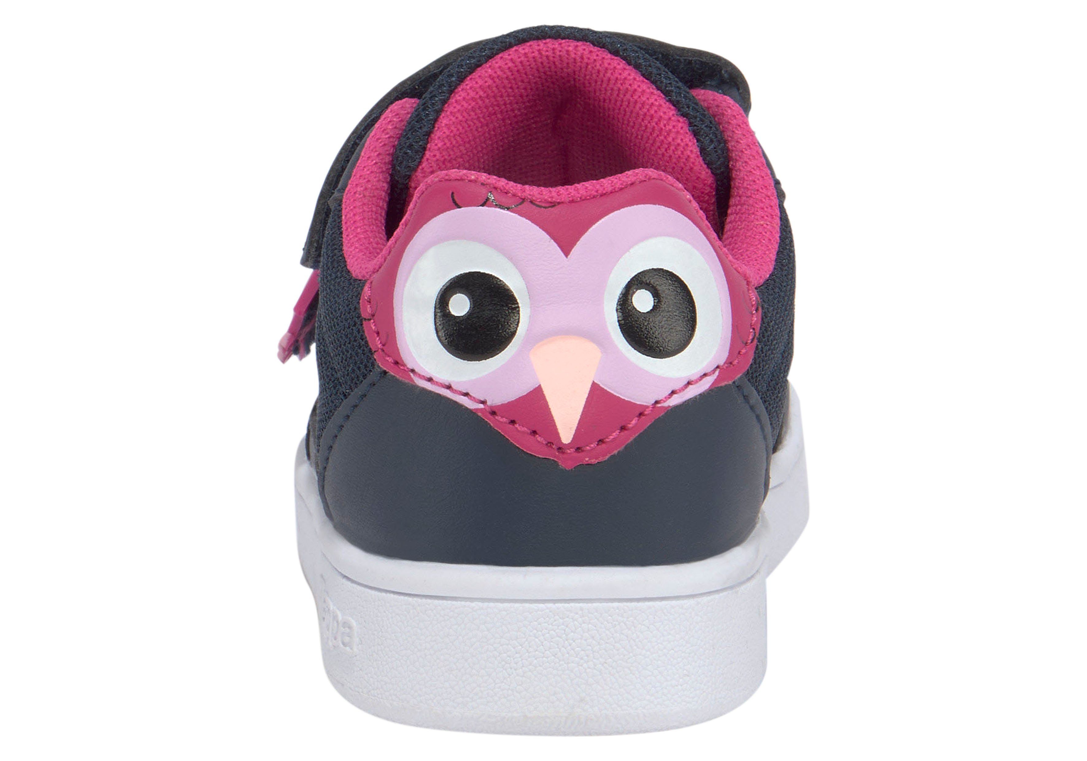 mit Kappa navy-pink Sneaker Klettverschluss