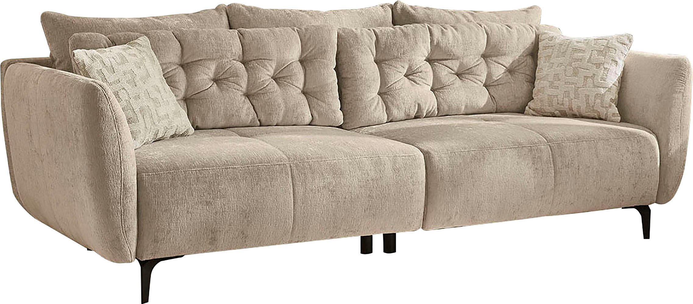 Jockenhöfer Gruppe Big-Sofa Spa, B: 251 cm, im Retrolook mit 7 Kissen günstig online kaufen