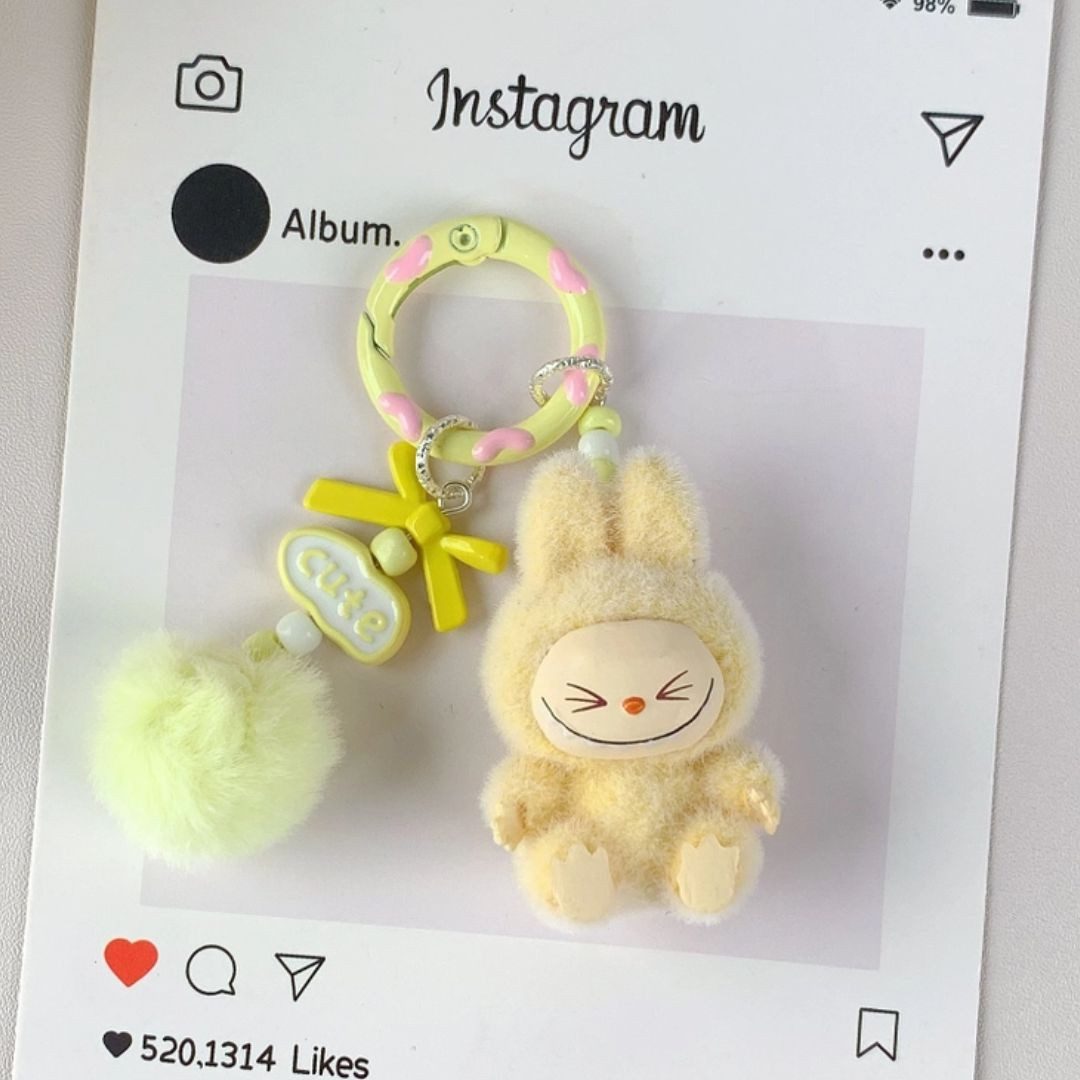 suebidou Schlüsselanhänger Labubu inspirierter niedlicher Anhänger für Tasc günstig online kaufen