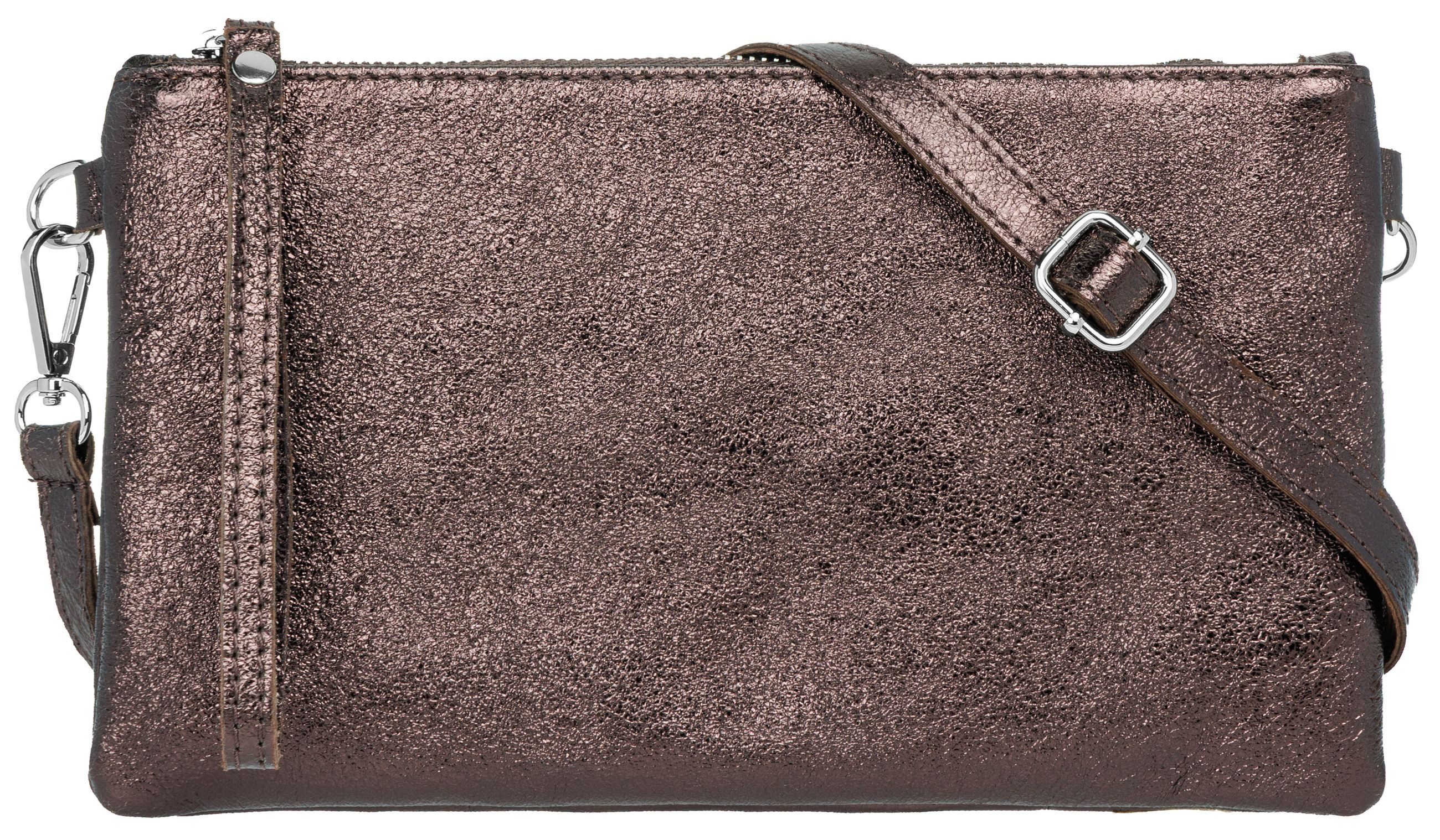 Clutch Leder Abendtasche Damen Umhängetasche - CLASSIC LINE - Modell No.717