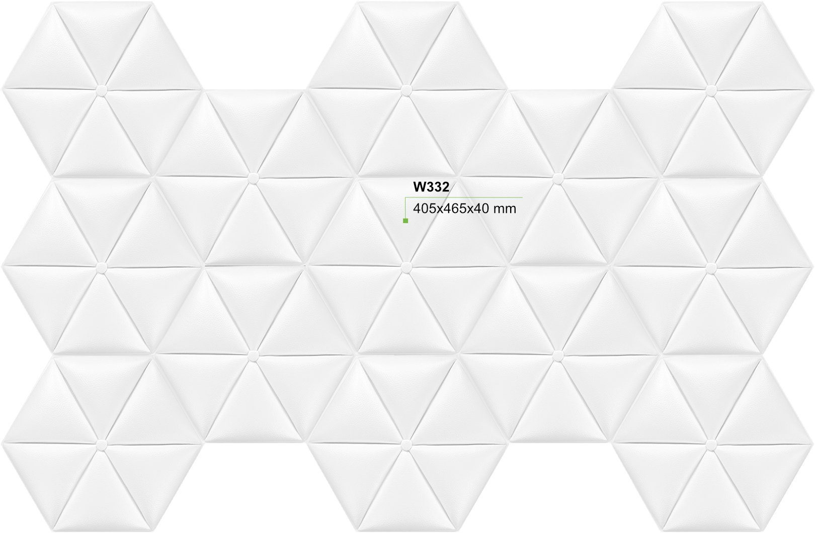 Grand Paneele W332 stoßfest 3D Wand (1 Wanddekoobjekt PU 46x46cm) Decor Platte
