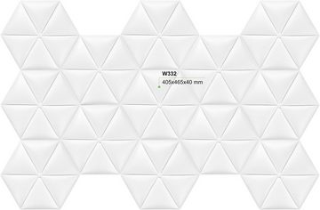 Grand Decor Wanddekoobjekt W332 (1 Platte 3D Paneele PU Wand stoßfest 46x46cm)