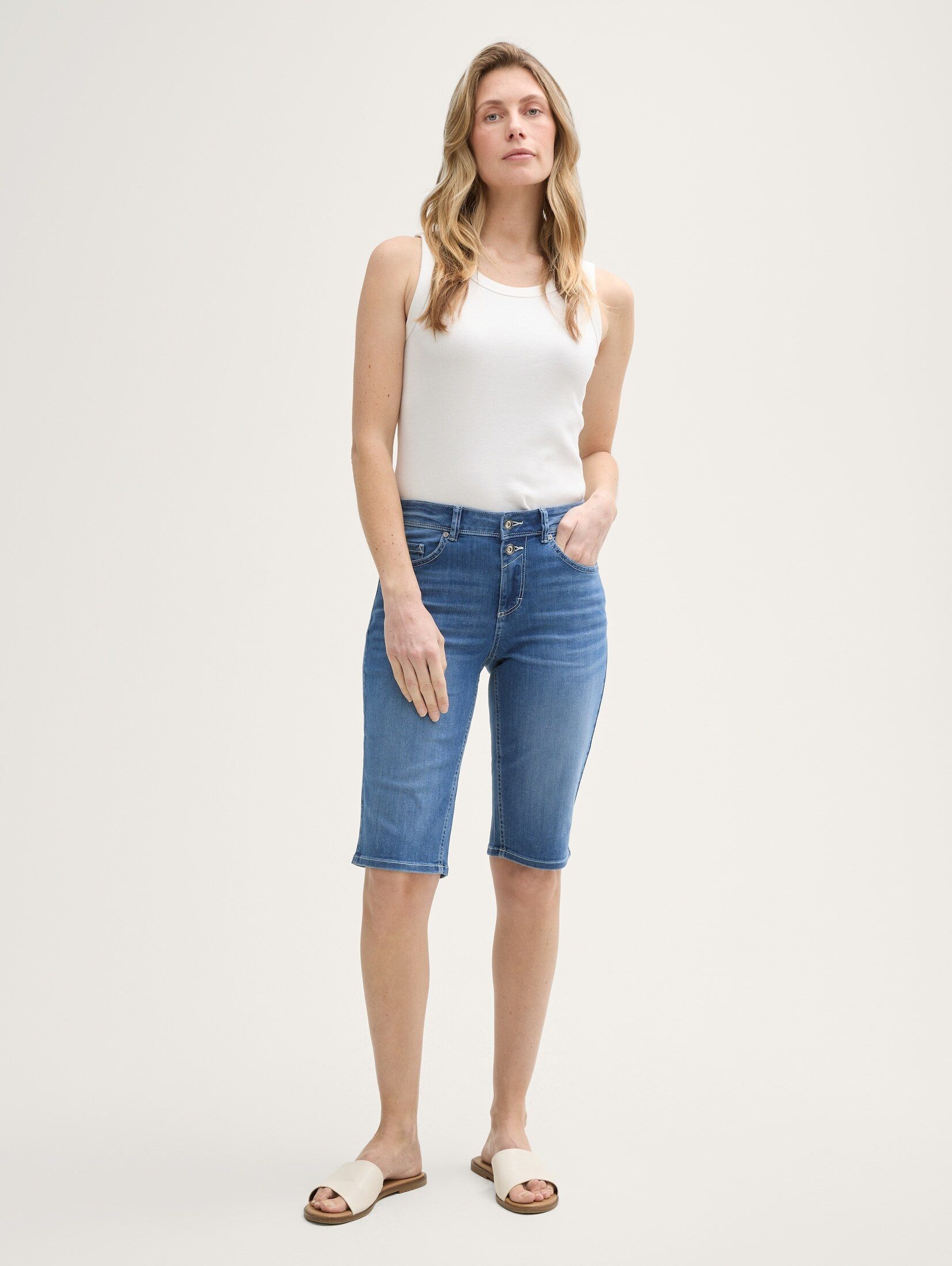 TOM TAILOR Jeansshorts TTALEXA Slim Bermuda günstig online kaufen