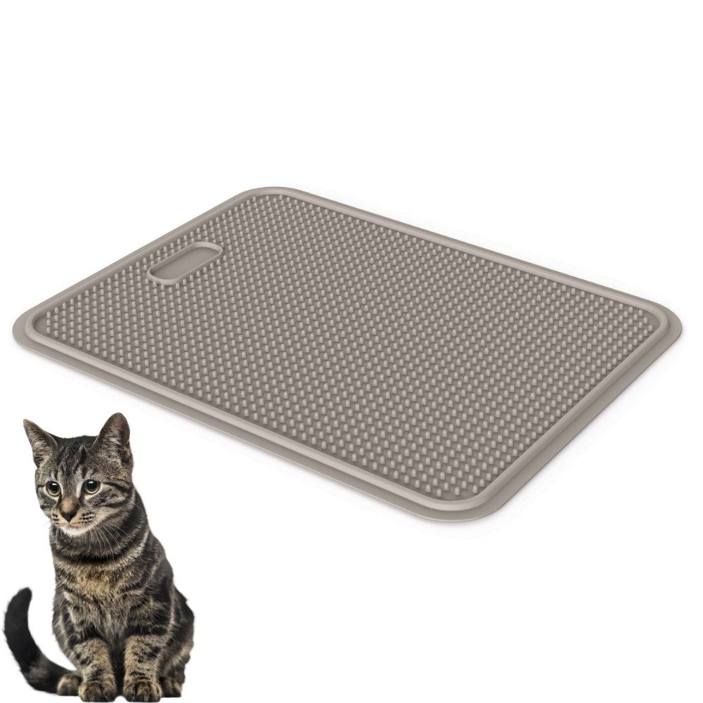 GarPet Katzentoilette Katzenklo Matte Katzenstreu Matte Wasserdicht Katzenmatte Katzenklo