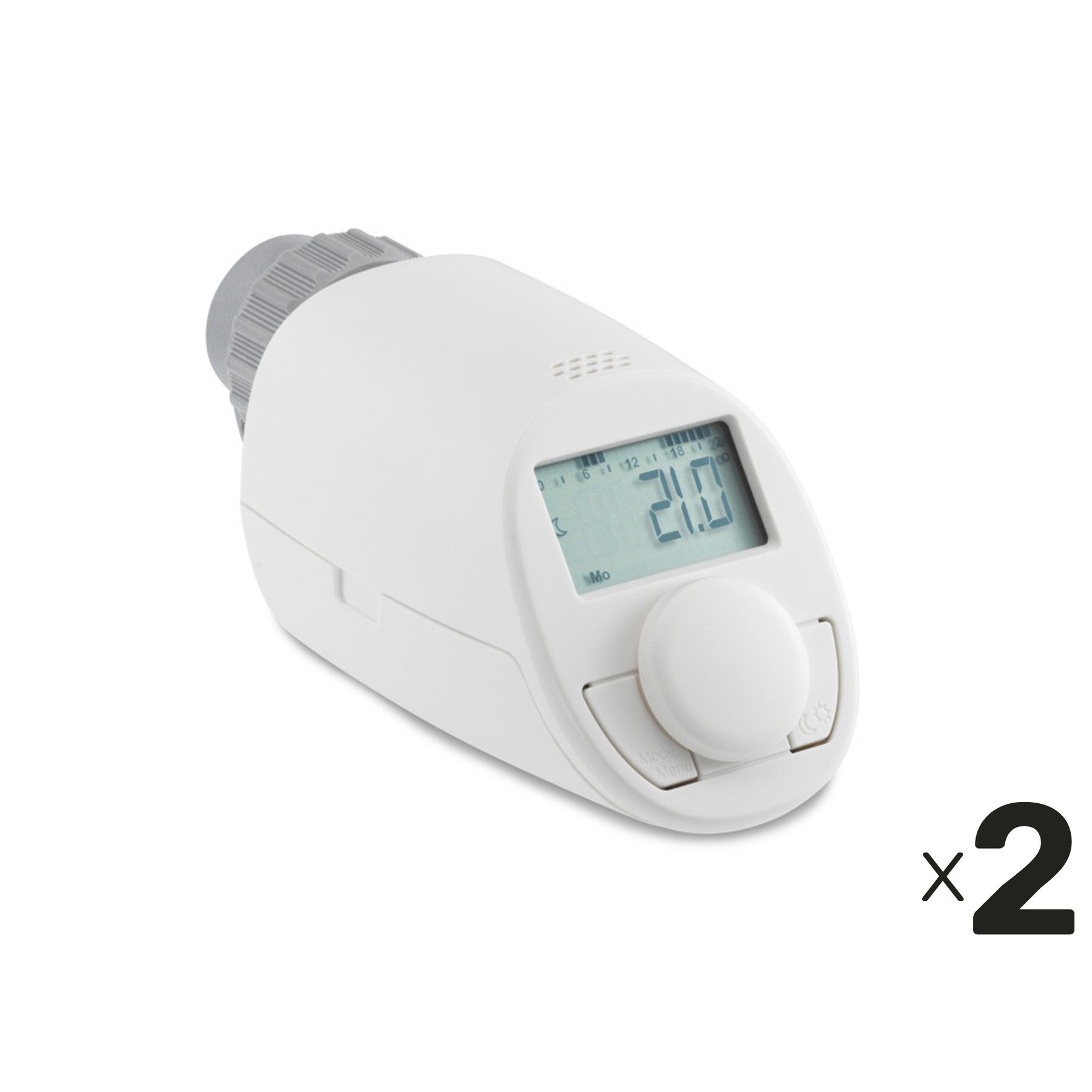 Heizkörperthermostat EQIVA Heizkörper-Thermostatkopf Model N, 2 Stück
