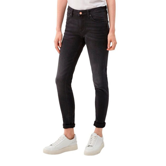 Q/S by s.Oliver Skinny-fit-Jeans mit Label-Patch