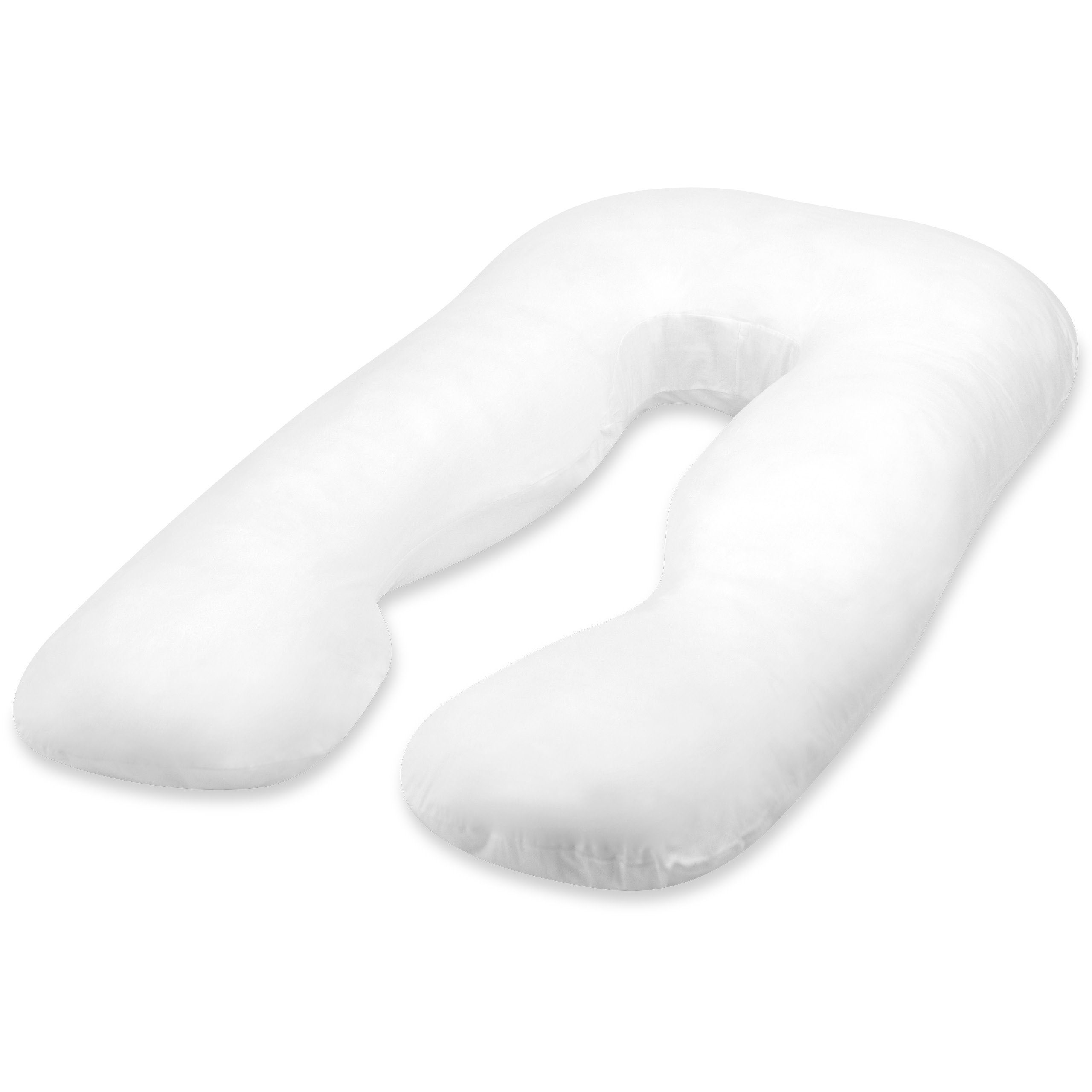 Vitabo Stillkissen Stillkissen U-Form, ergonomisches Seitenschläferkissen, 110x70 cm weiß