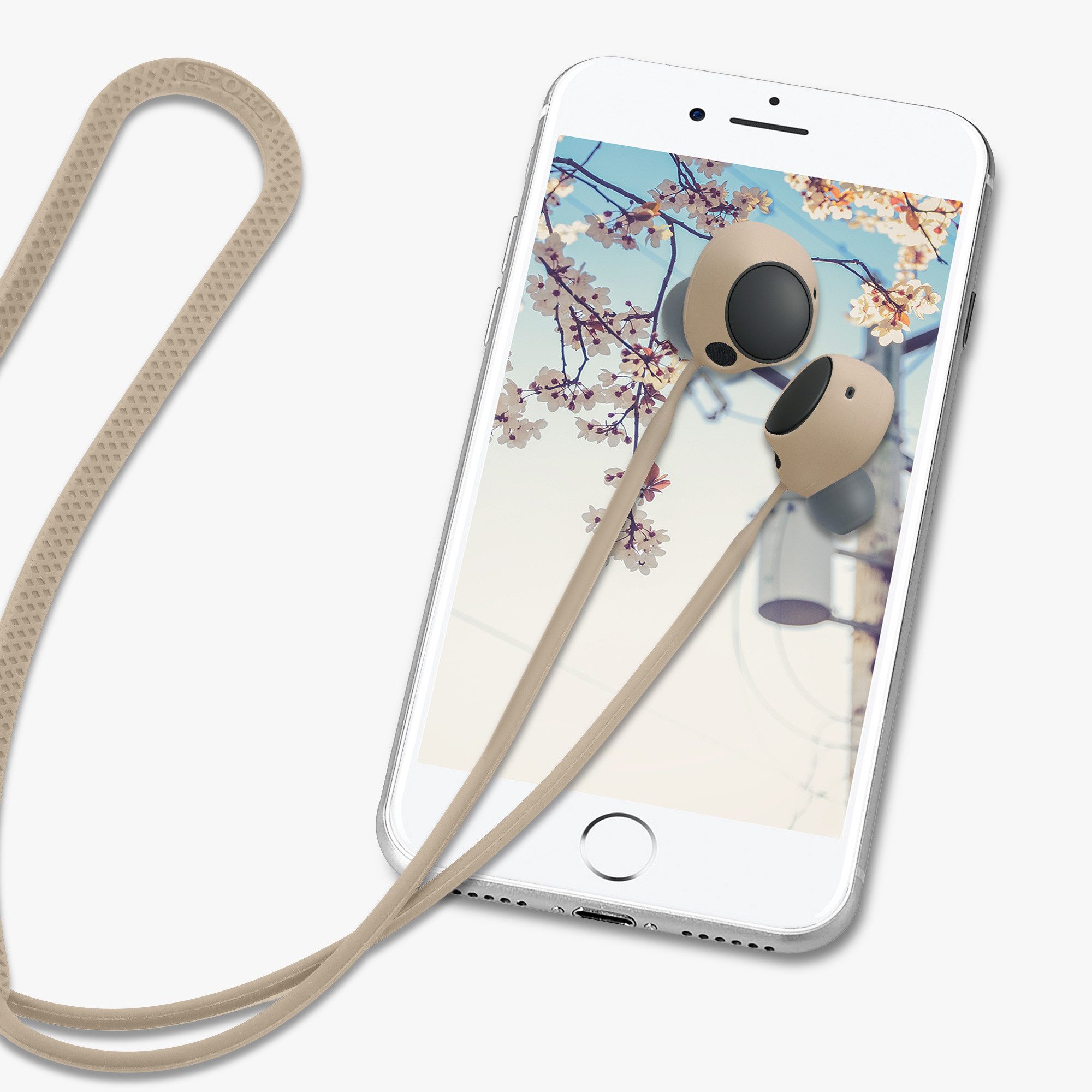 kwmobile Halteband für Sony WF-C700N Wireless Charger (1-tlg., Headphones Halter Band Strap)