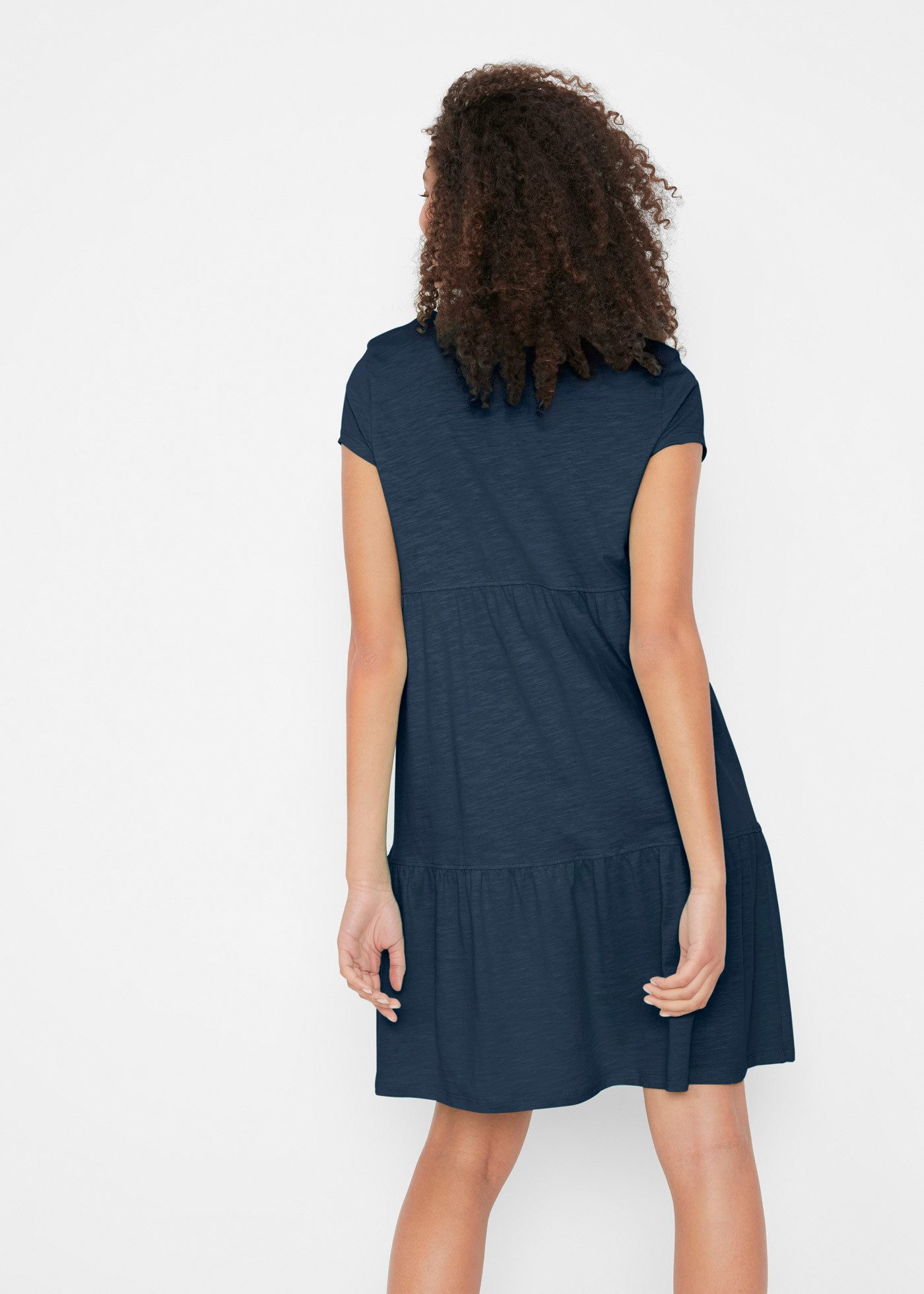 bonprix Tunikakleid für entspannten Look, aus Baumwolle, in A-Linie