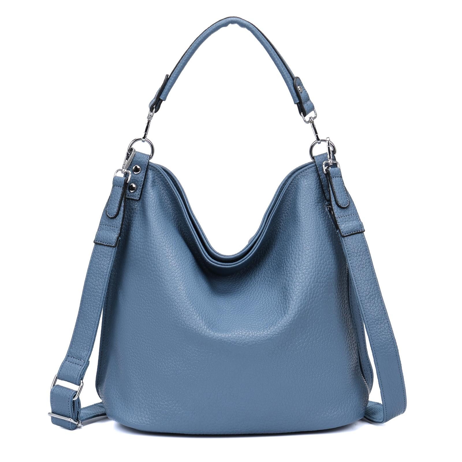 Schultertasche DAMEN XXL SHOPPER HOBO Cross Over Body Bag Umhängetasche Weekender