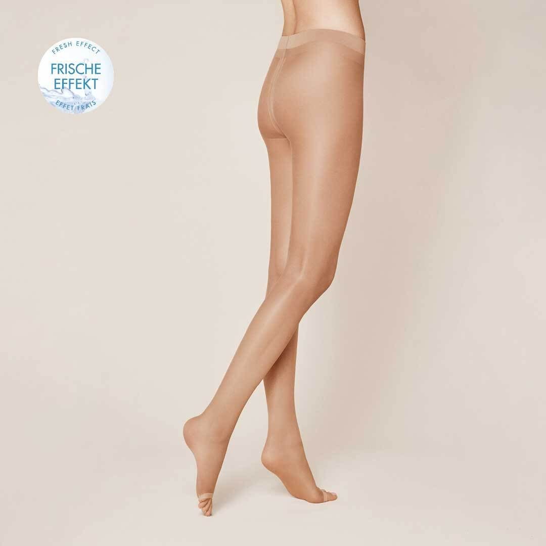 KUNERT Strumpfhose Fresh Up 10 Toeless 10 DEN (1 St) Zehenfreie Strumpfhose mit Frische-Kick – Bild 2 von 4