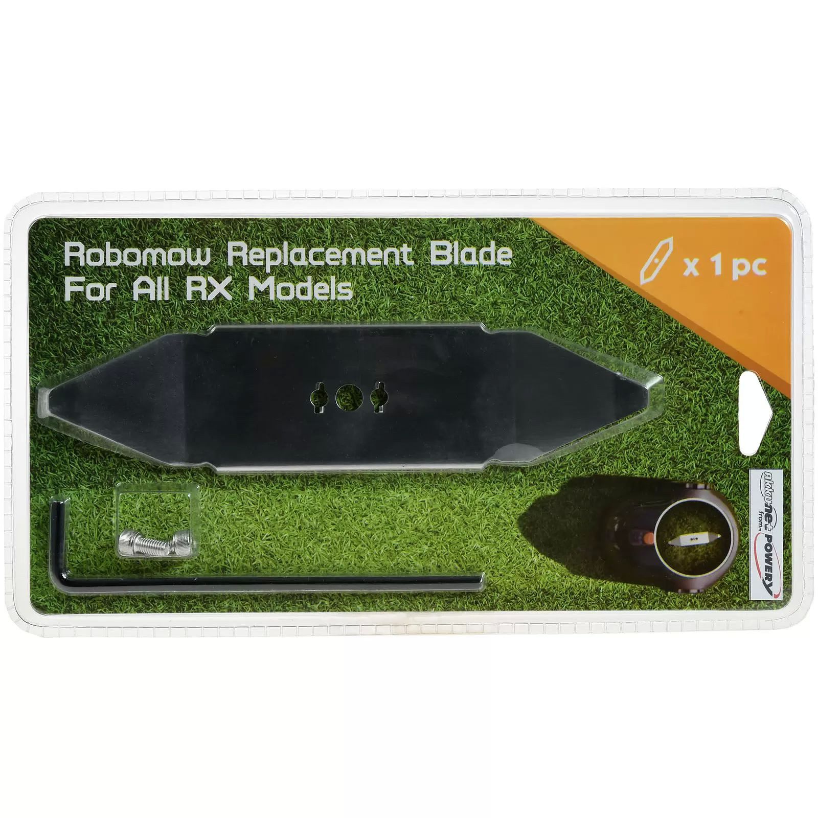 AccuCell Mährobotermesser Ersatz-Messer Schneid-Klinge für Mähroboter Robomow RX-Serie, Edelsta