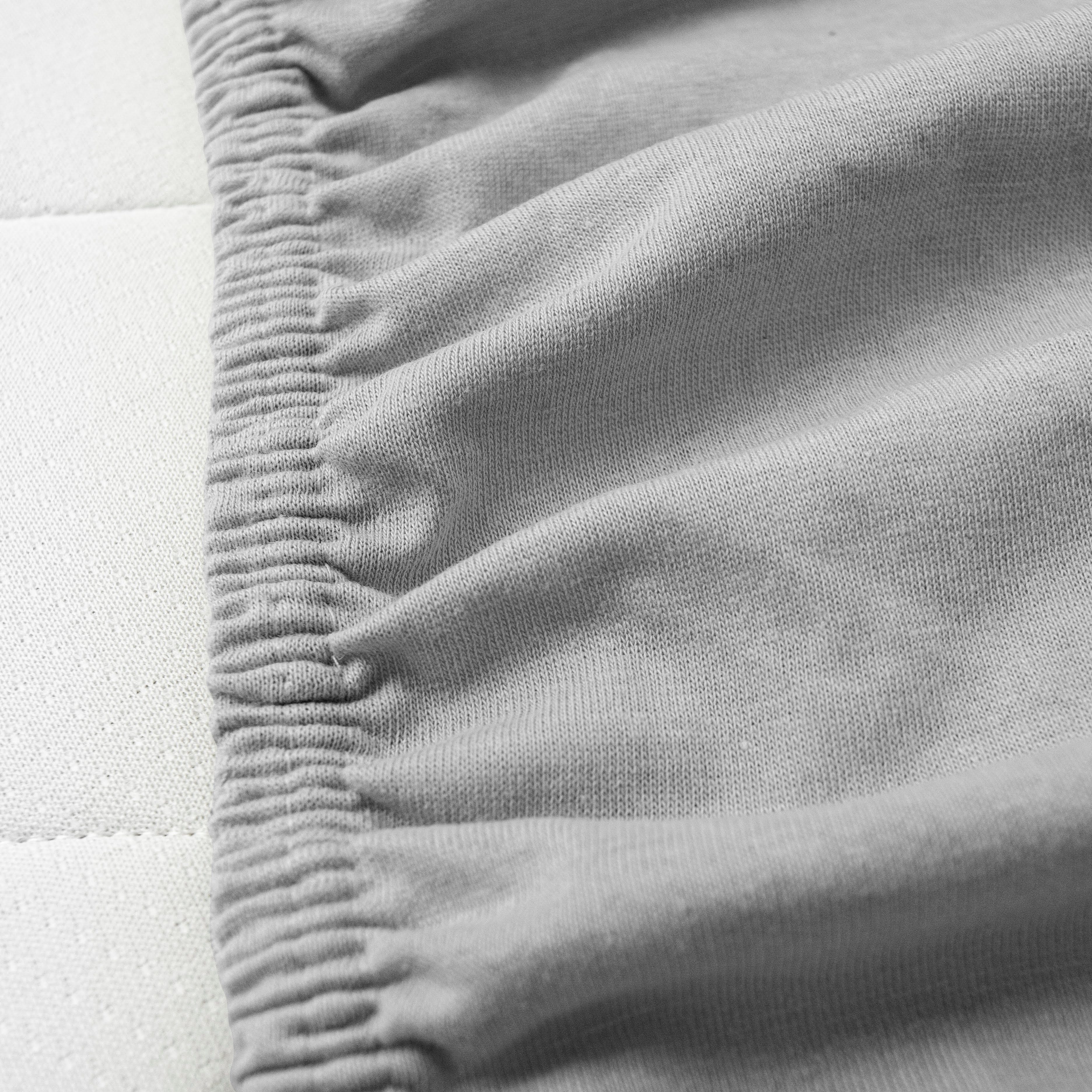 Hometex Premium Textiles Spannbettlaken Jersey Spannbettlaken 100% Baumwolle, Jersey, Gummizug: Rundumgummizug, Premium-Jersey Matratzenhöhe bis 23 cm