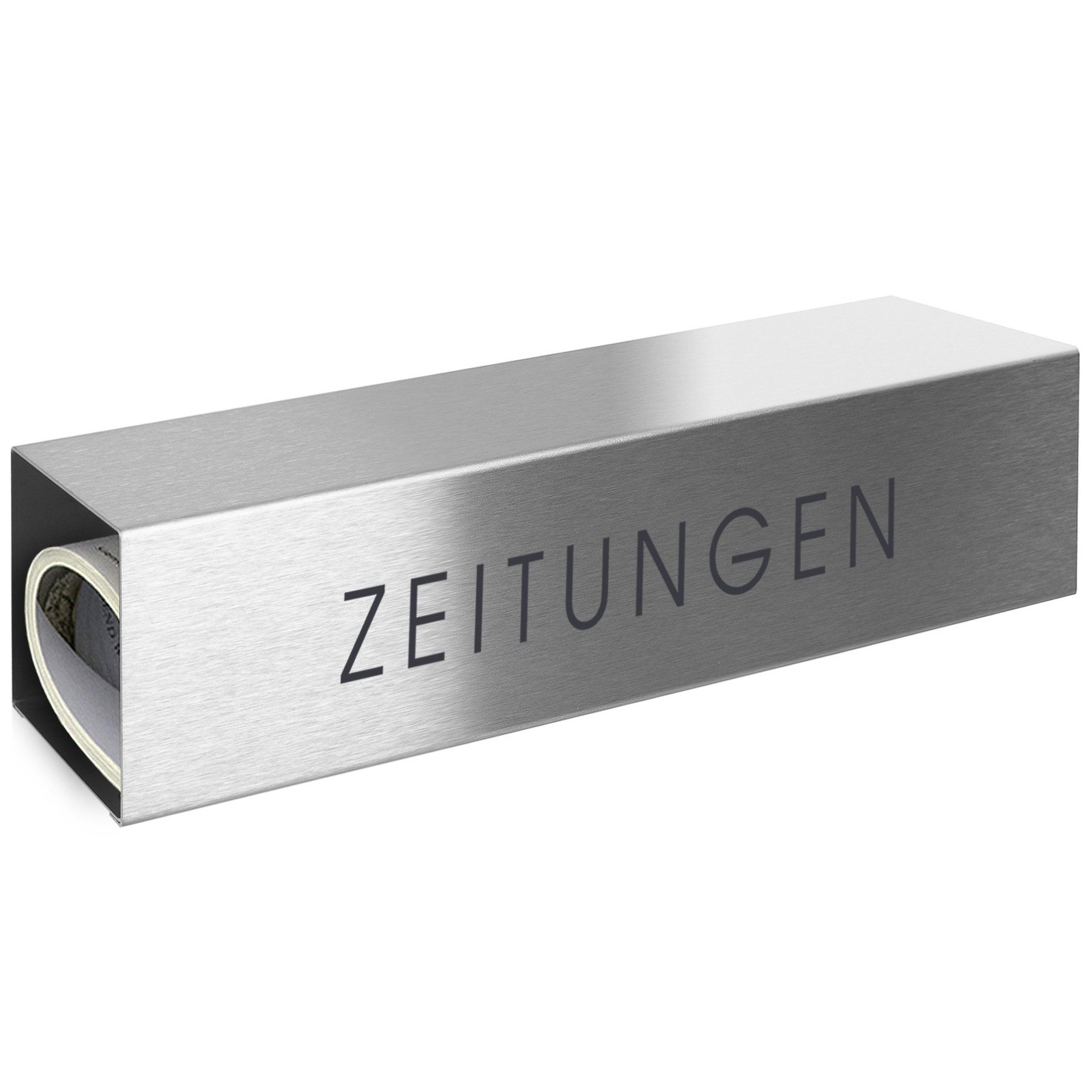 MOCAVI Zeitungsrolle Zeitungsfach ZF1 Edelstahl Zeitungen