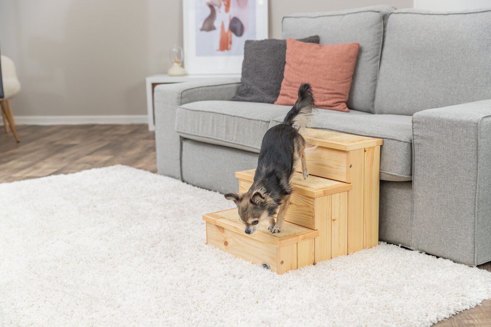 TRIXIE Haustiertreppe Treppe - natur - 40 × 38 × 45 cm