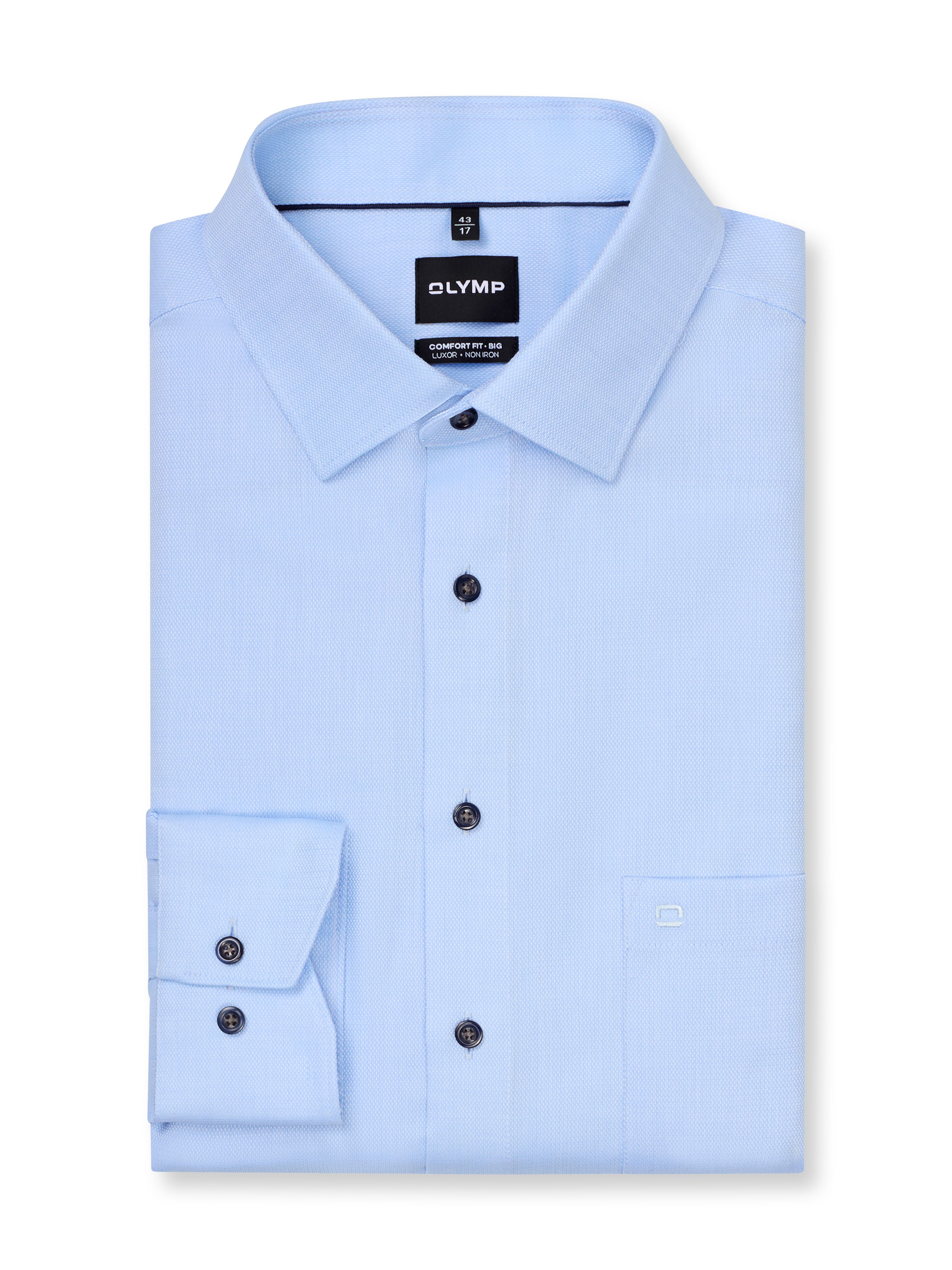 OLYMP Langarmhemd Big & Tall New Kentkragen, comfort fit