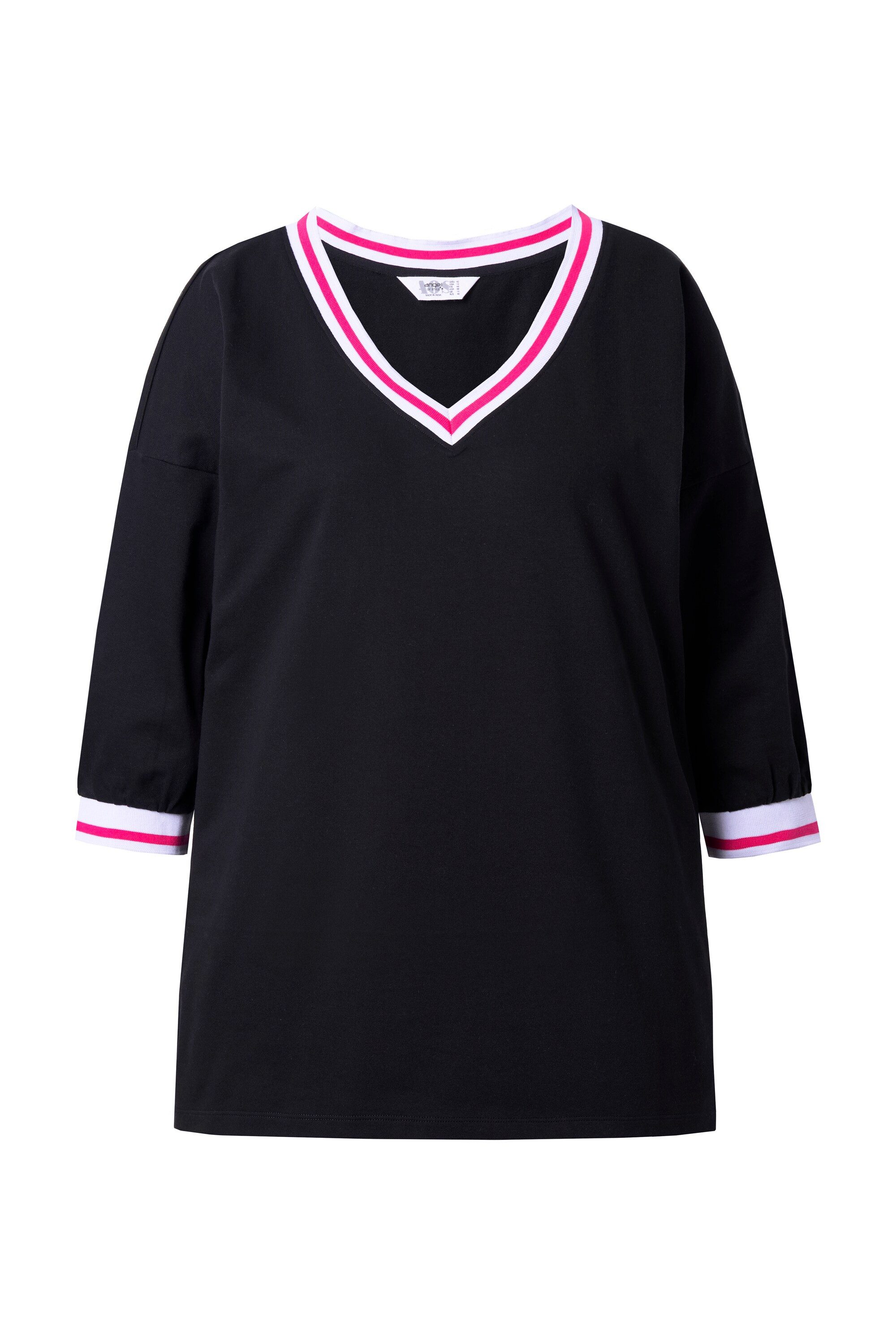 Angel of Style T-Shirt T-Shirt oversized Streifenbündchen 3/4-Ärmel günstig online kaufen
